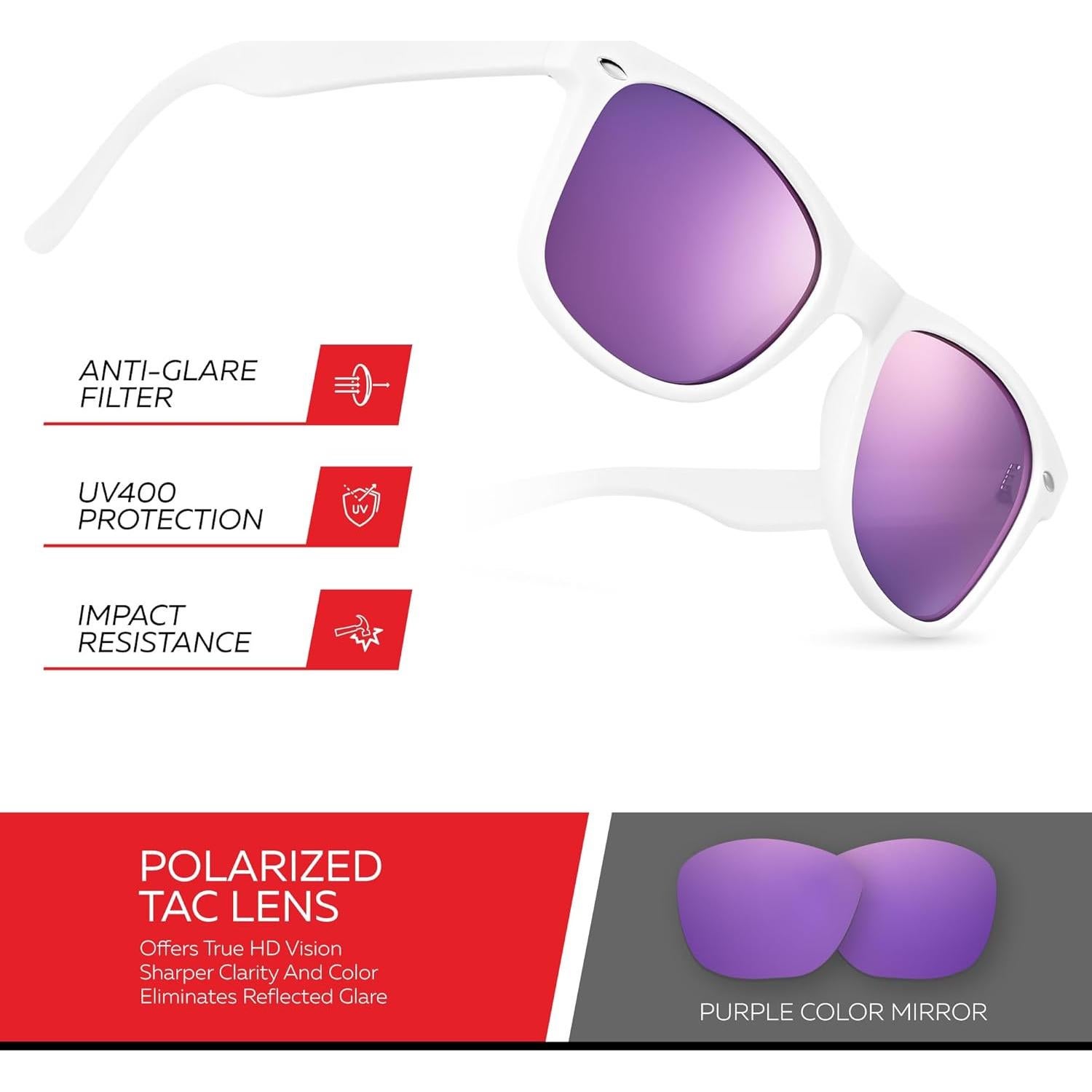 Gafas de sol polarizadas Retro Rewind unisex UV400