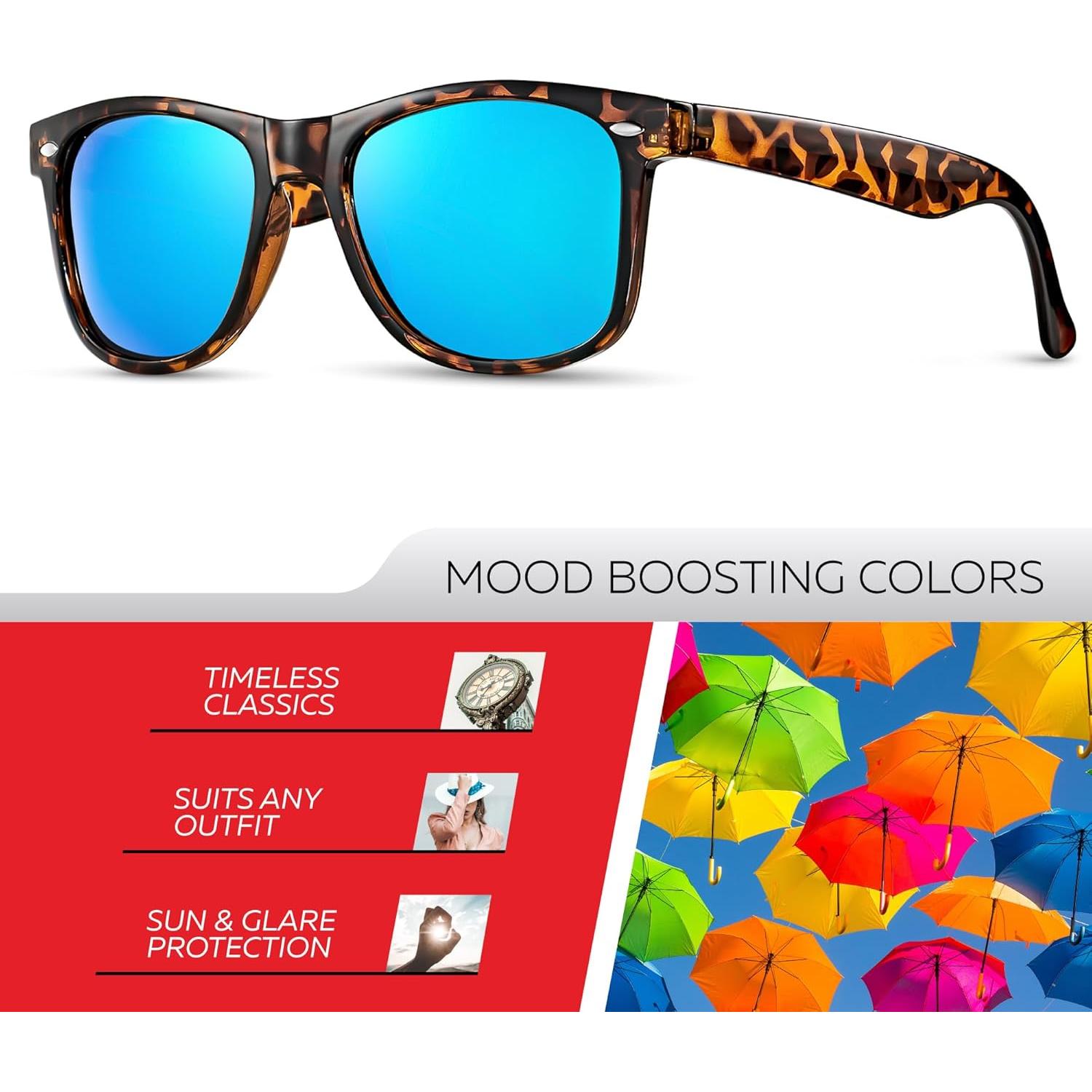 Gafas de sol polarizadas Retro Rewind unisex UV400