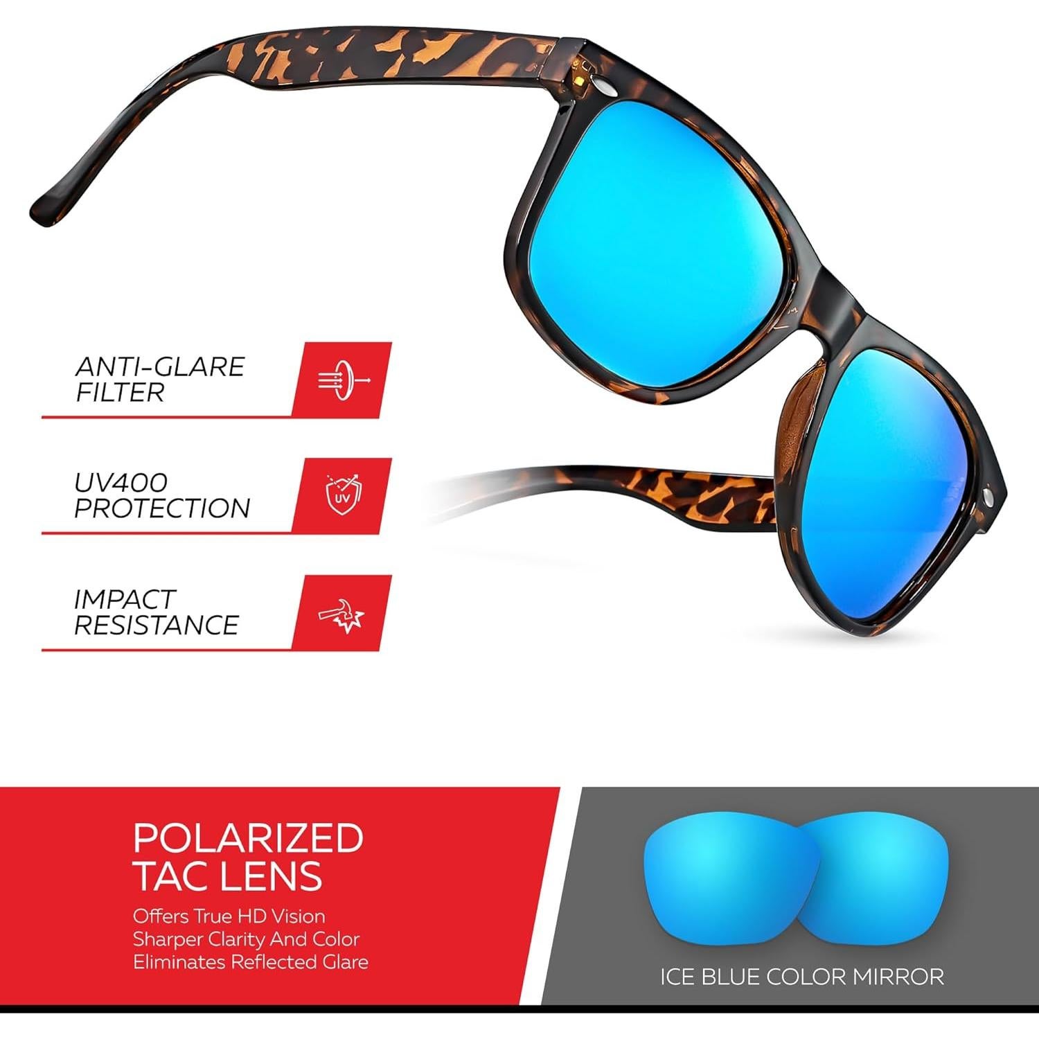 Gafas de sol polarizadas Retro Rewind unisex UV400