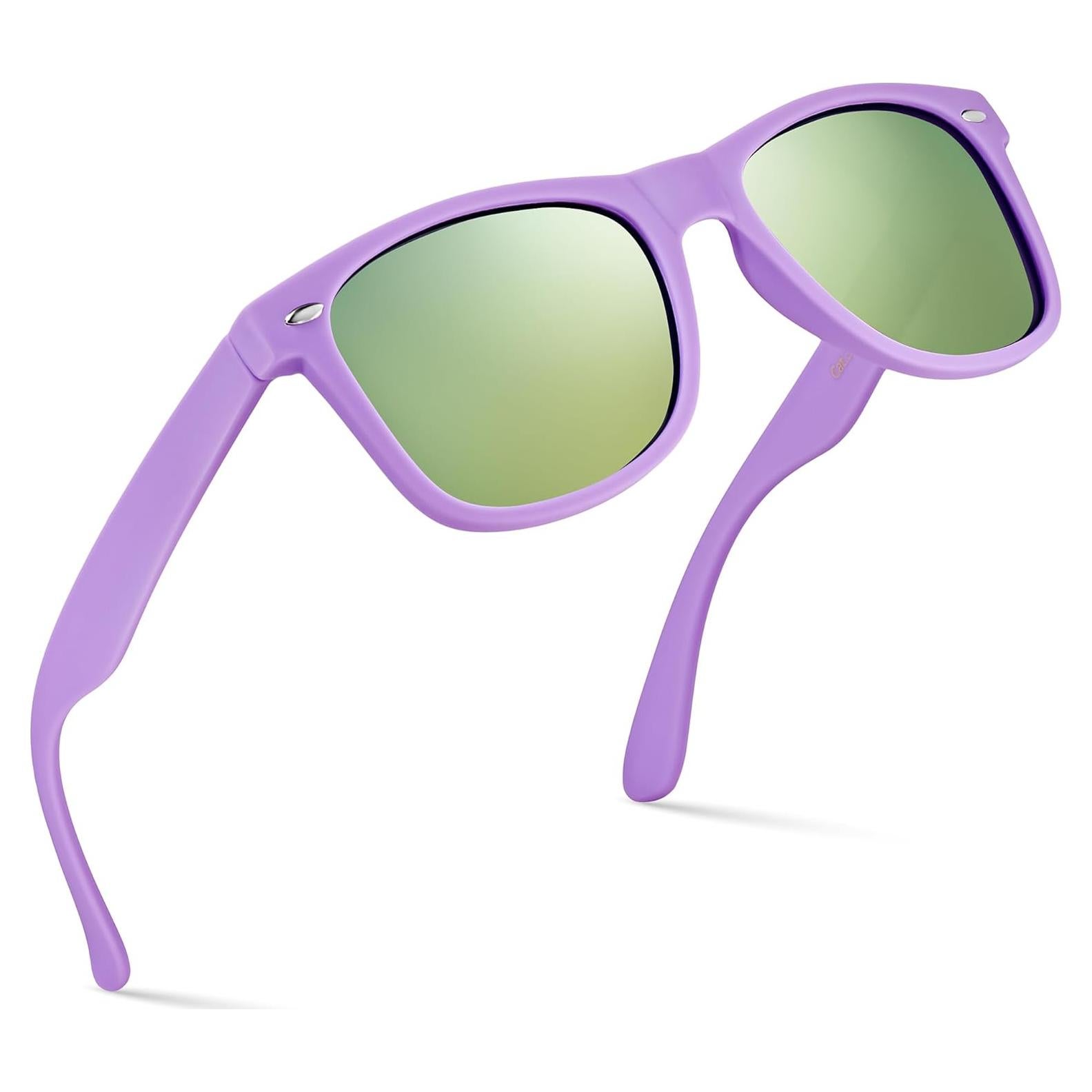 Gafas de sol polarizadas Retro Rewind unisex UV400 - Lavanda Mate