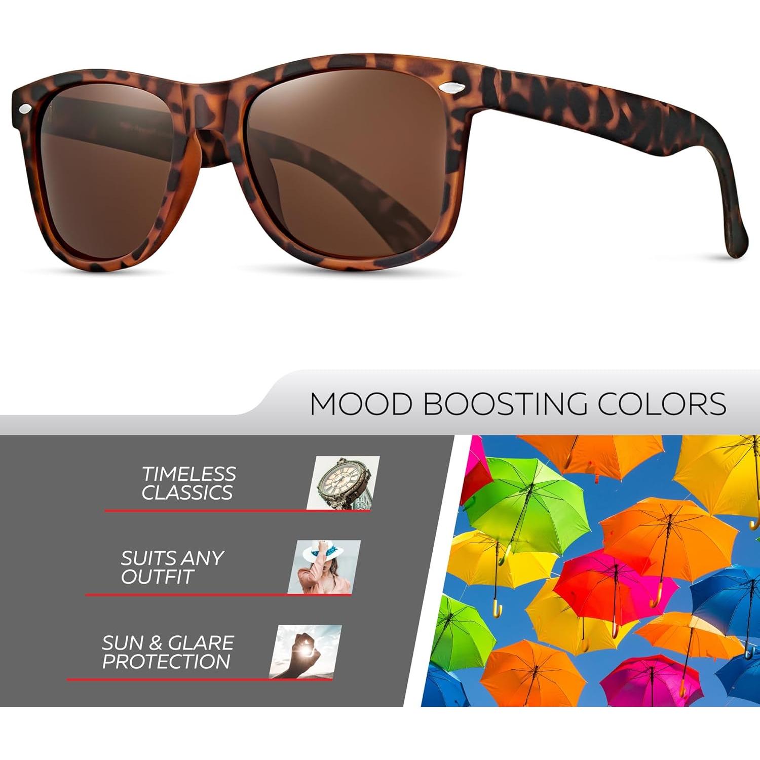 Gafas de sol polarizadas Retro Rewind UV400 Unisex