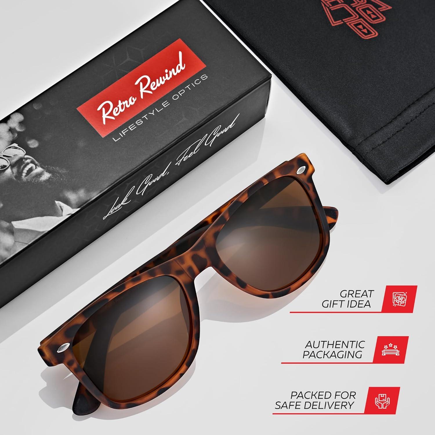 Gafas de sol polarizadas Retro Rewind UV400 Unisex