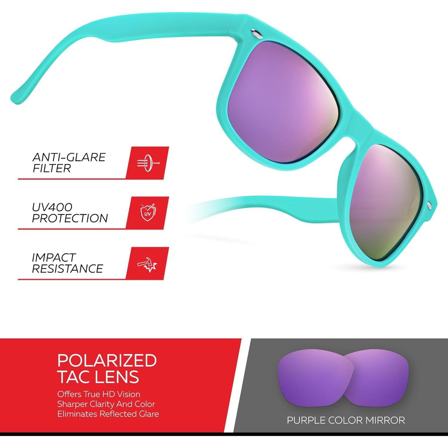Gafas de sol polarizadas Retro Rewind unisex UV400