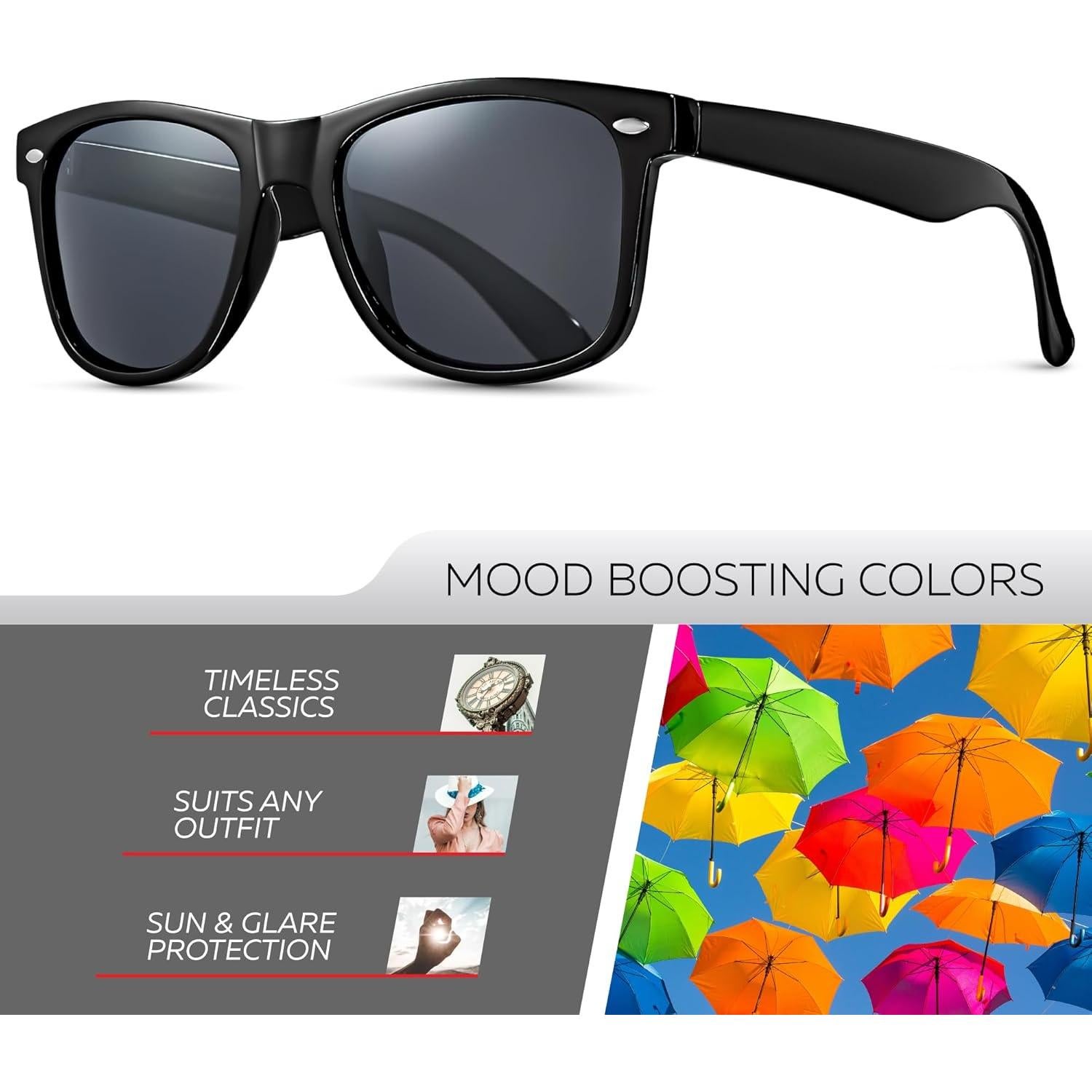 Gafas de sol polarizadas Retro Rewind UV400 - Unisex