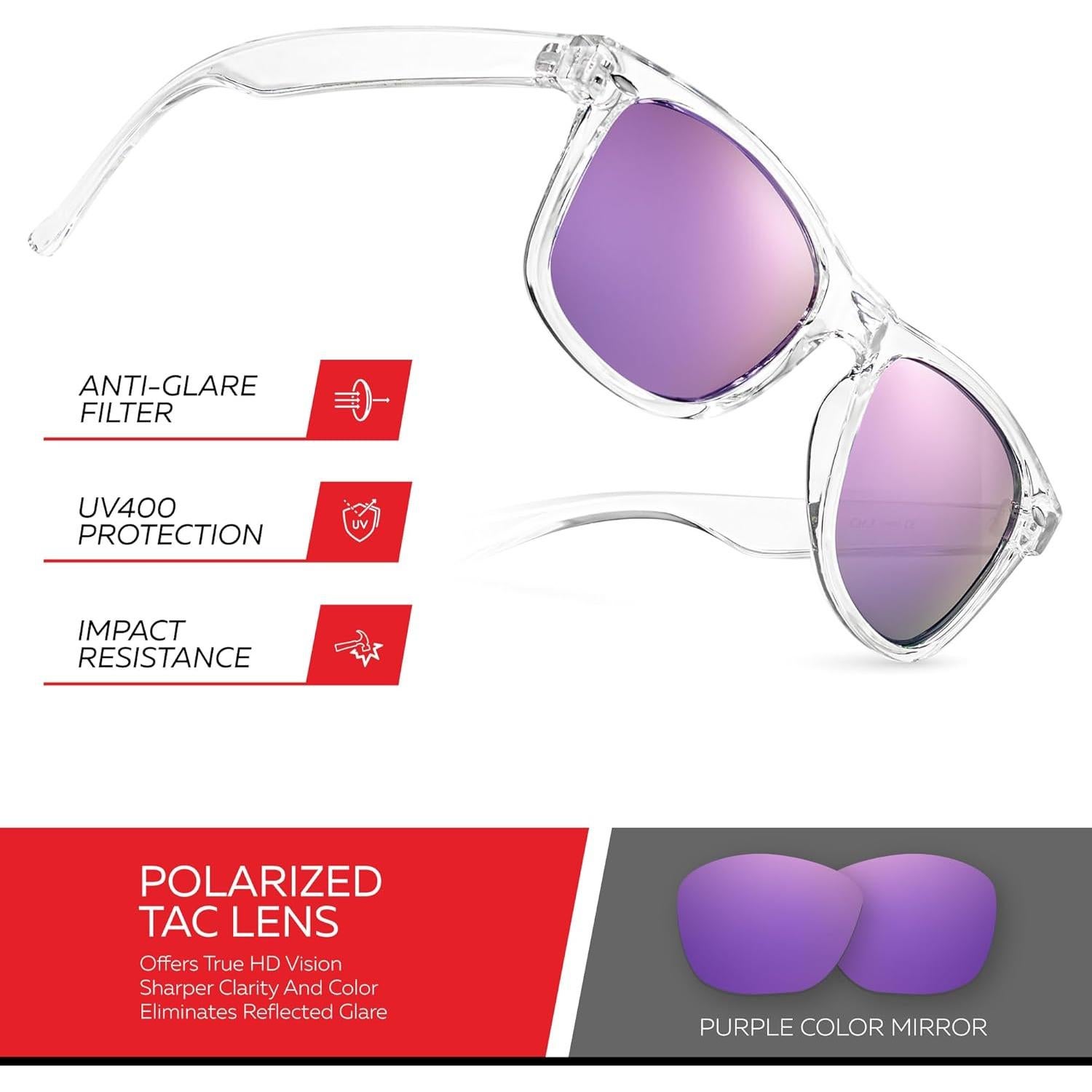 Gafas de sol polarizadas Retro Rewind unisex UV400
