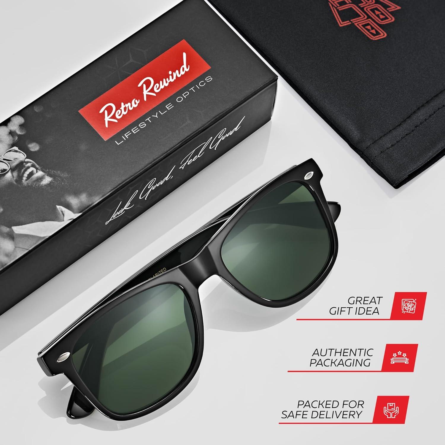 Gafas de sol polarizadas Retro Rewind unisex UV400