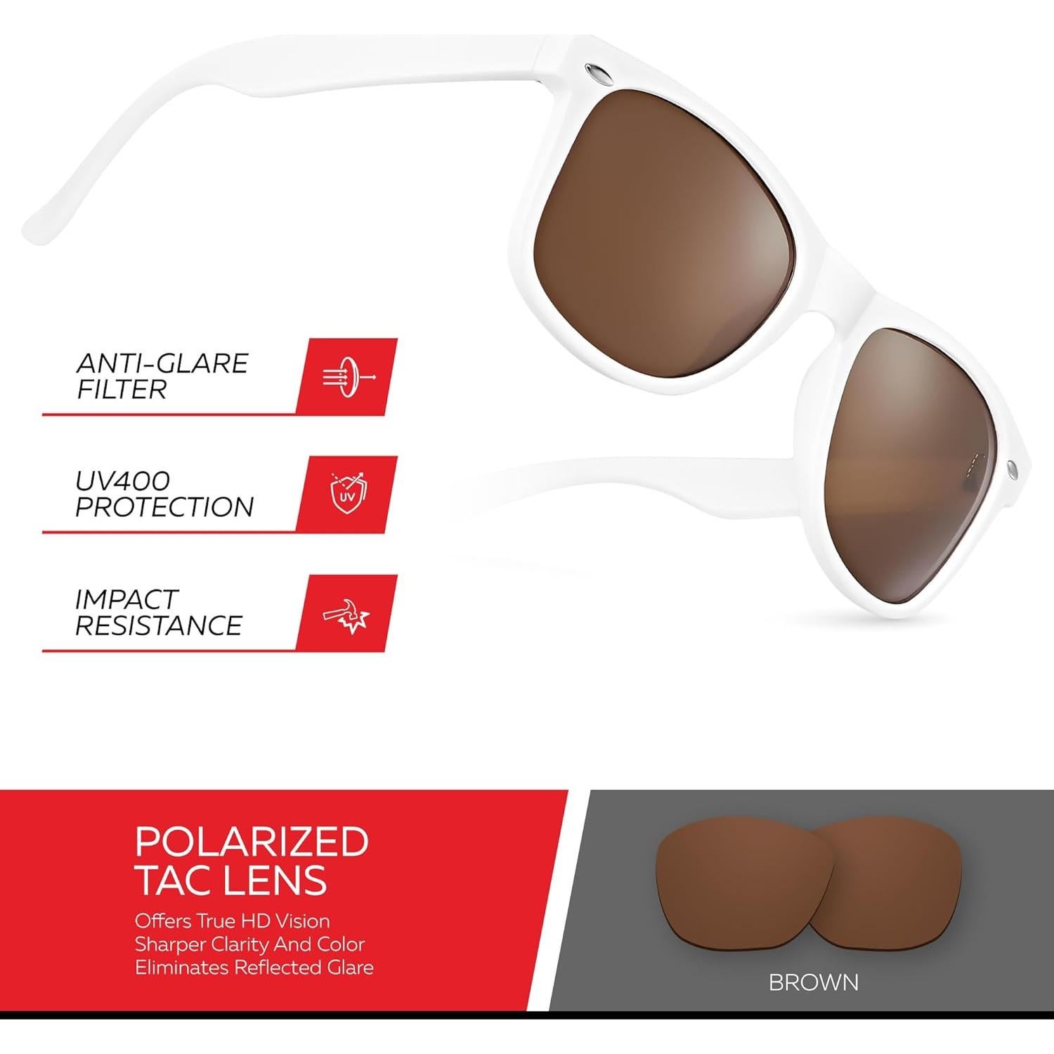 Gafas de sol polarizadas Retro Rewind unisex UV400