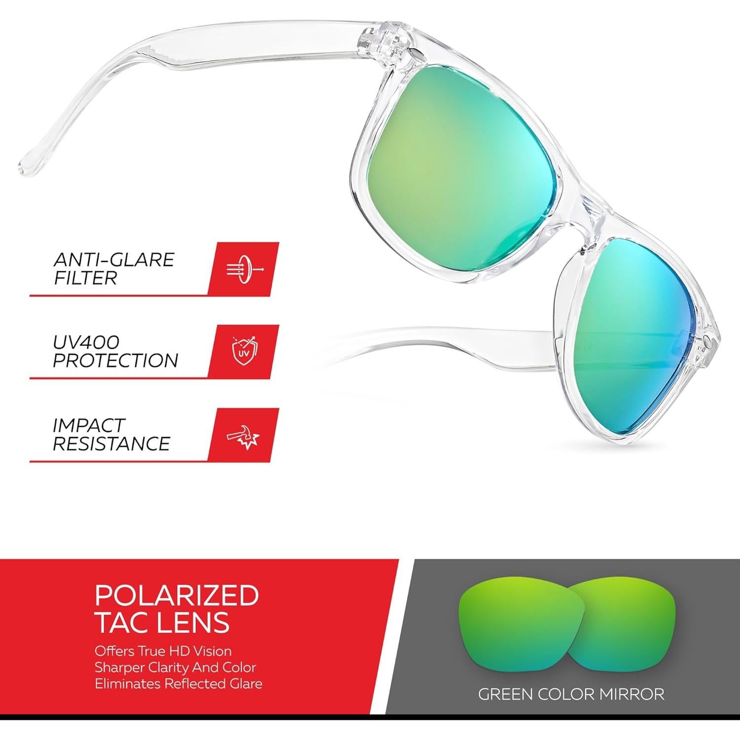 Gafas de sol polarizadas Retro Rewind unisex UV400