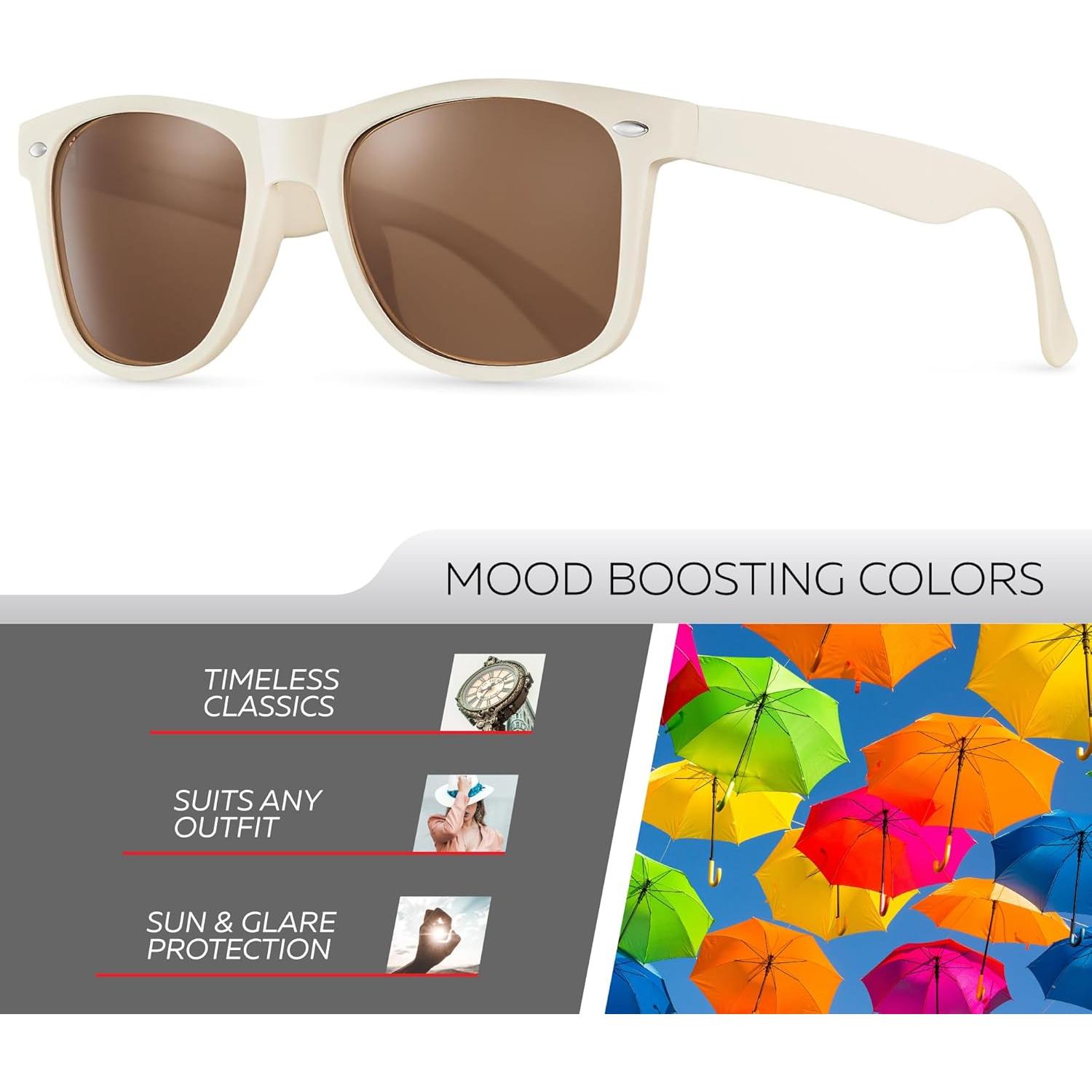 Gafas de sol polarizadas Retro Rewind unisex UV400