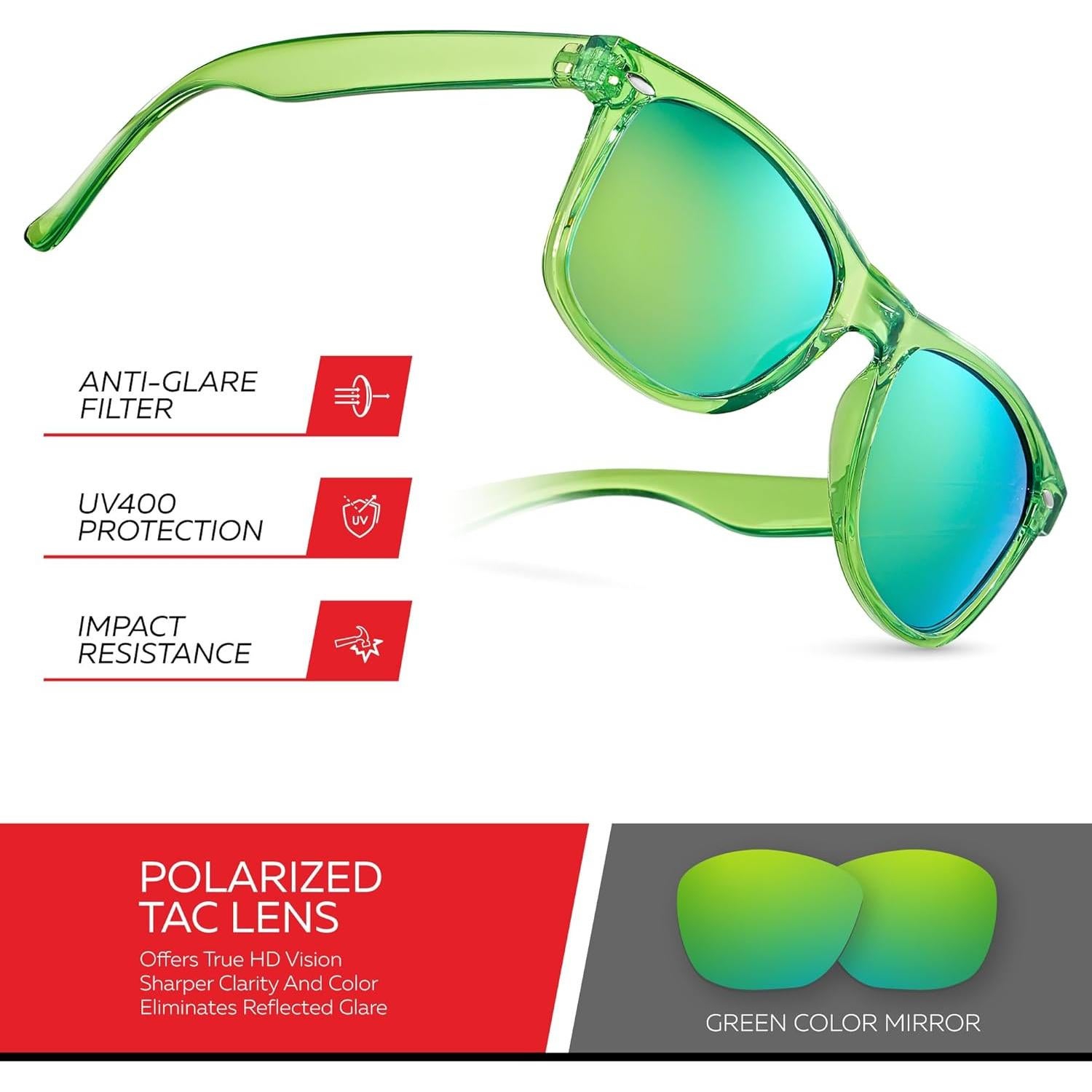 Gafas de sol polarizadas Retro Rewind UV400 Unisex
