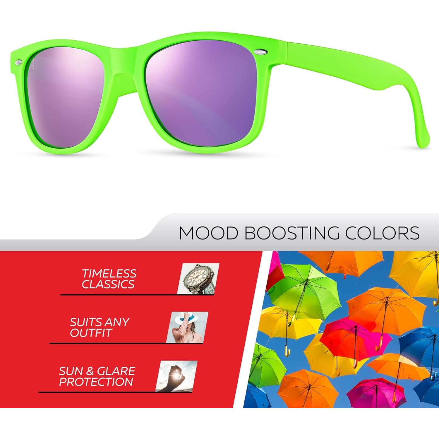 Gafas de sol polarizadas Retro Rewind UV400 unisex