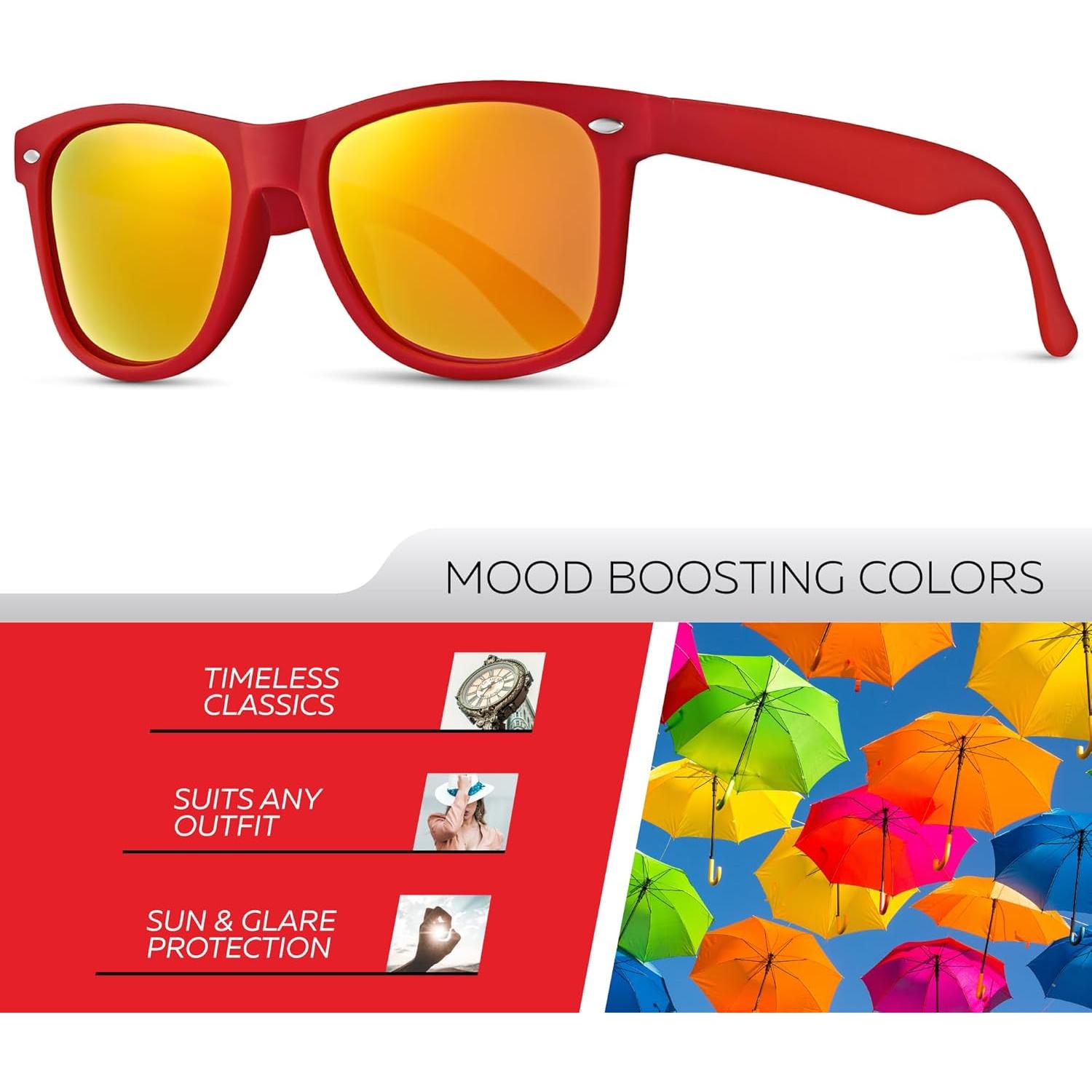 Gafas de sol polarizadas Retro Rewind unisex UV400