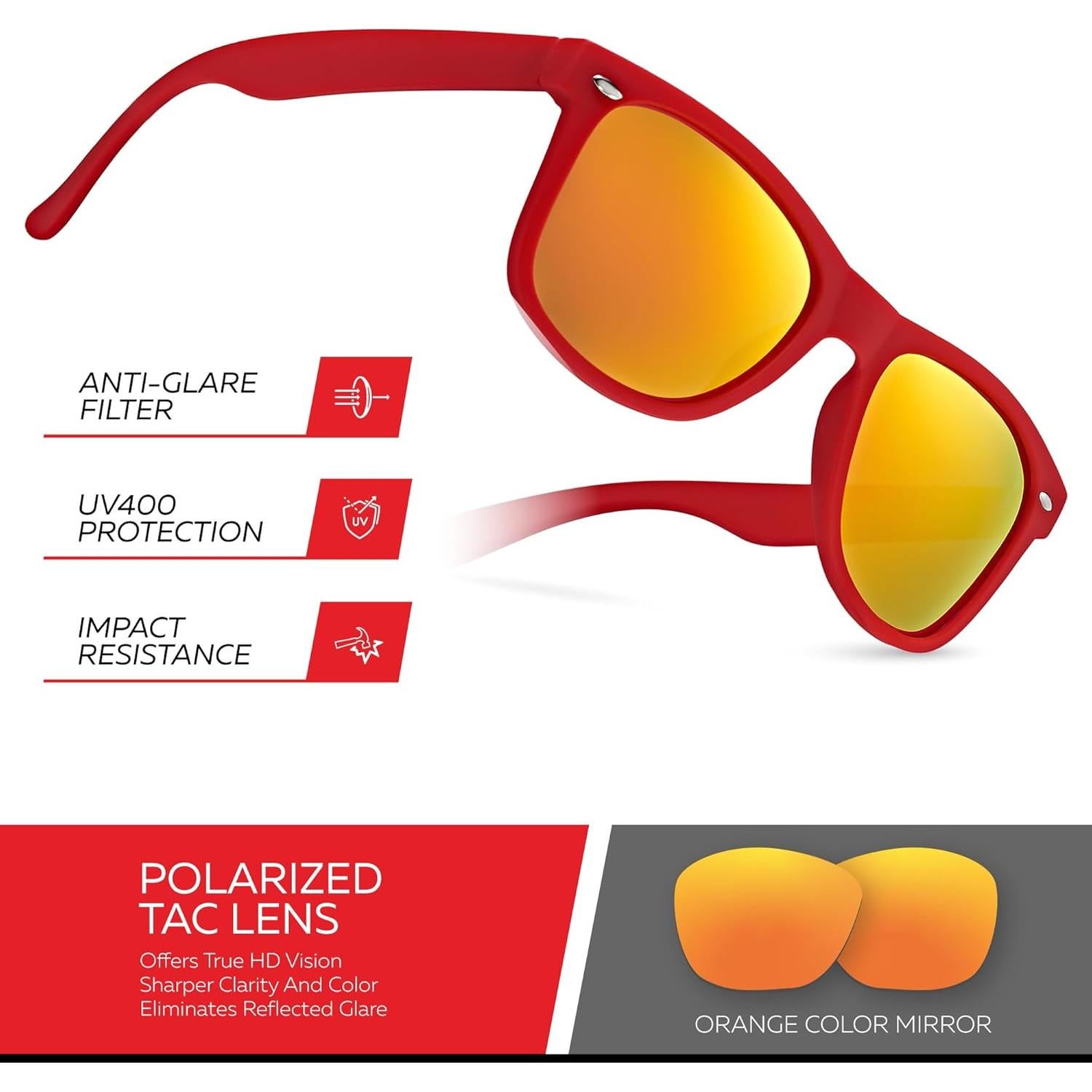 Gafas de sol polarizadas Retro Rewind unisex UV400