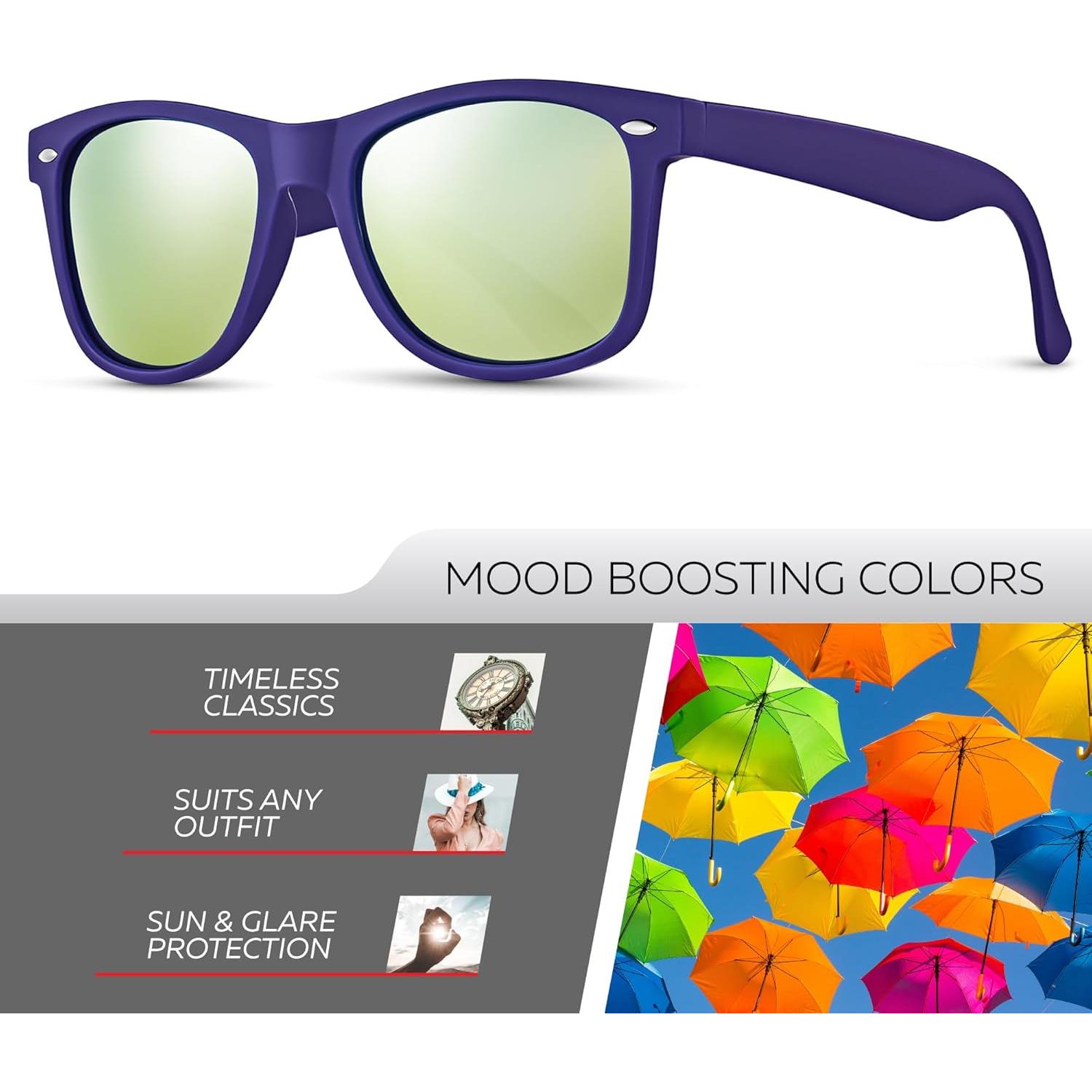 Gafas de sol polarizadas Retro Rewind unisex UV400