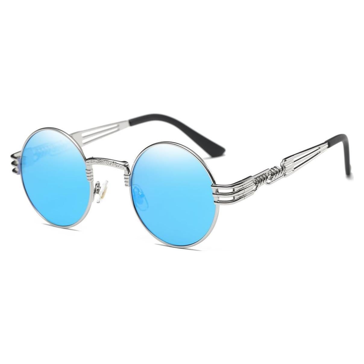 Gafas de sol redondas Dollger con marco metálico y lentes UV