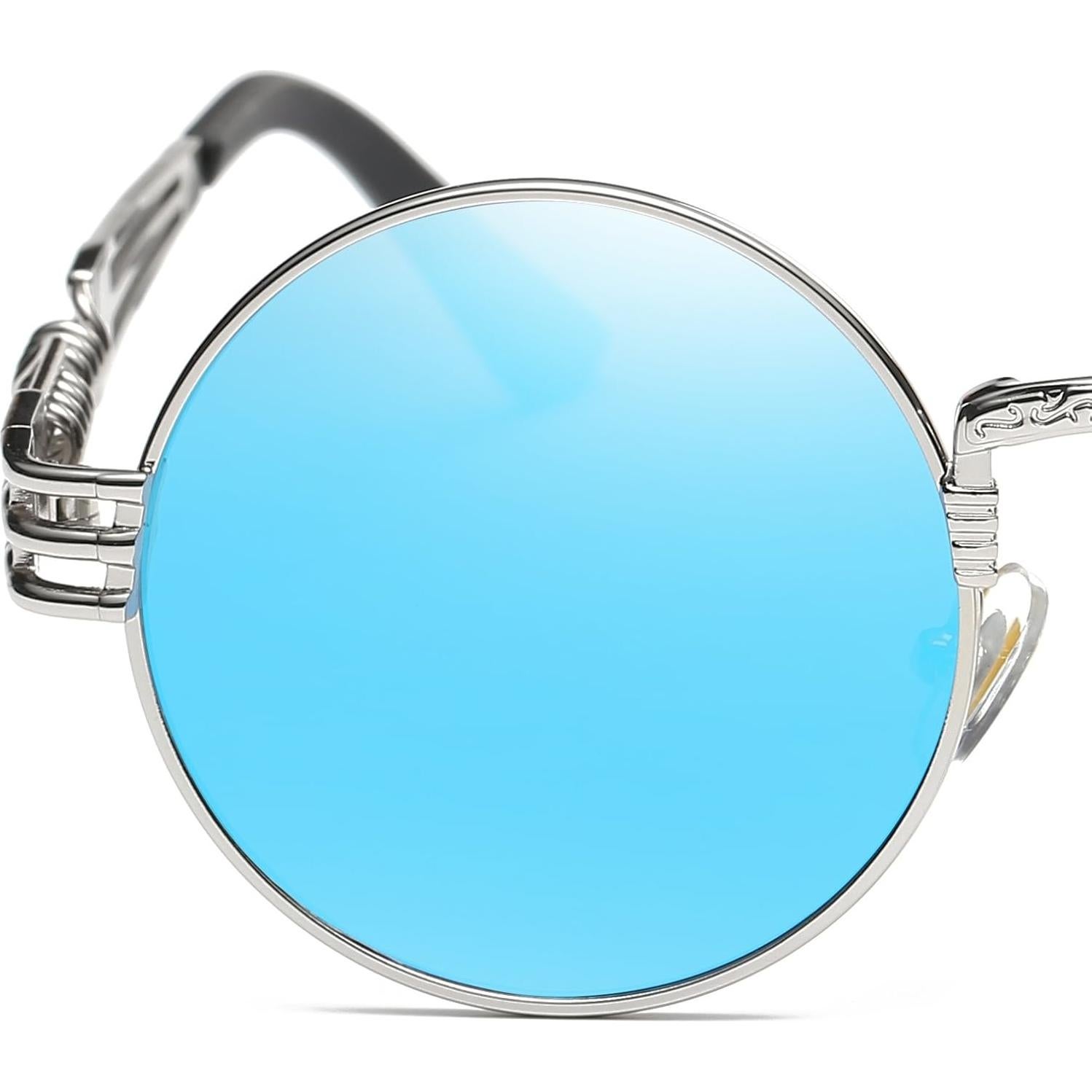 Gafas de sol redondas Dollger con marco metálico y lentes UV