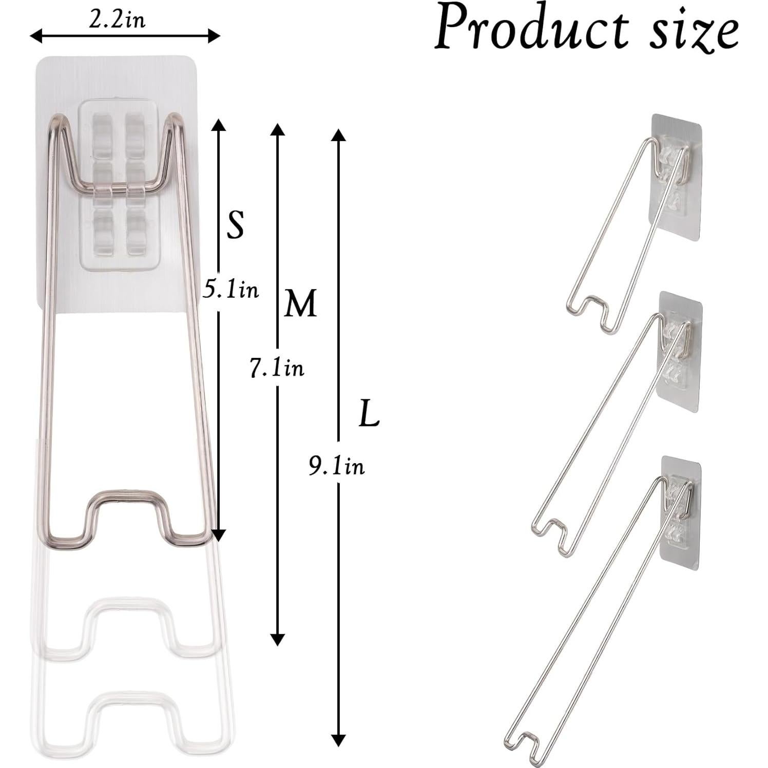 Soporte para Marco de Fotos HeXueLy Acero Inoxidable 6 Pcs
