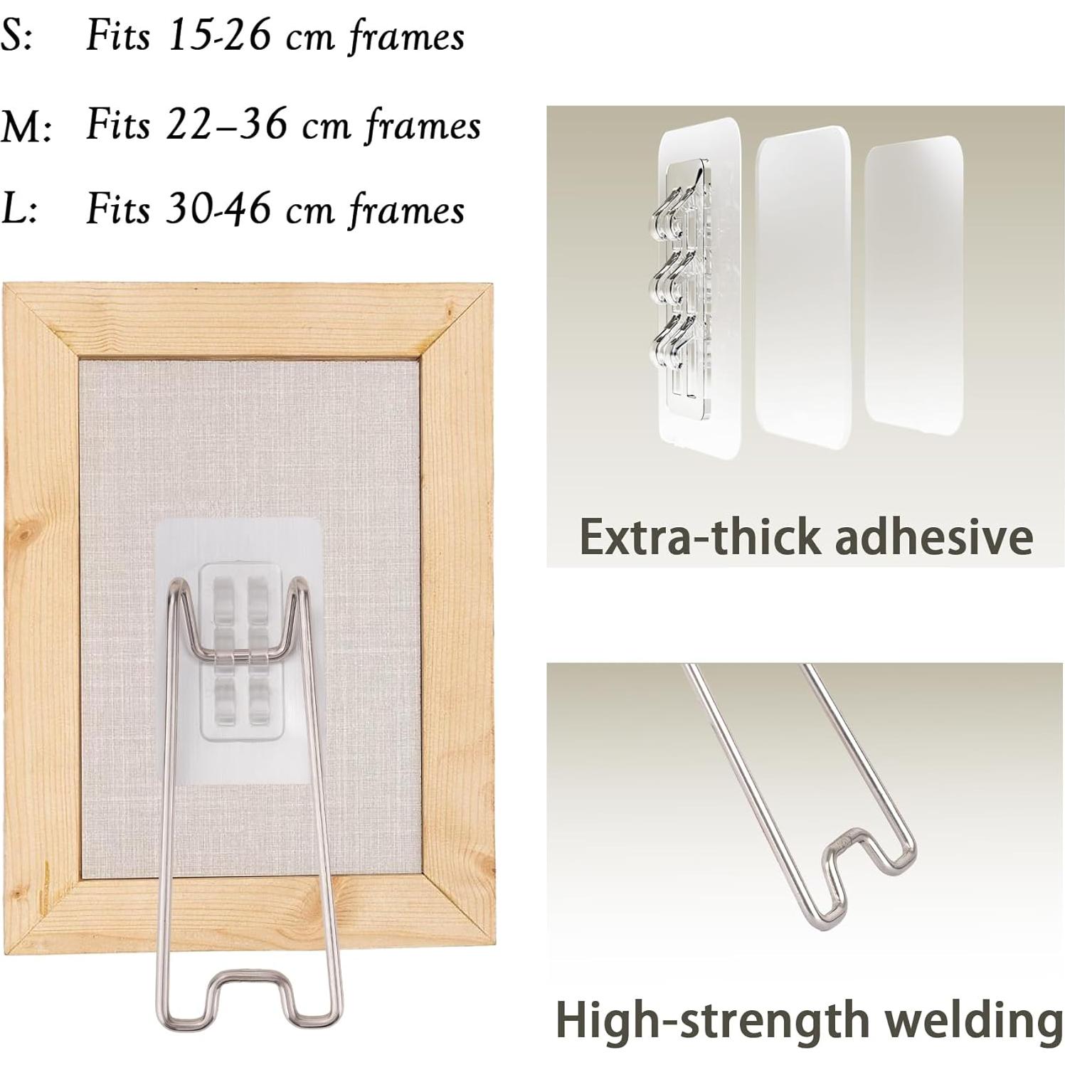 Soporte para Marco de Fotos HeXueLy Acero Inoxidable 6 Pcs