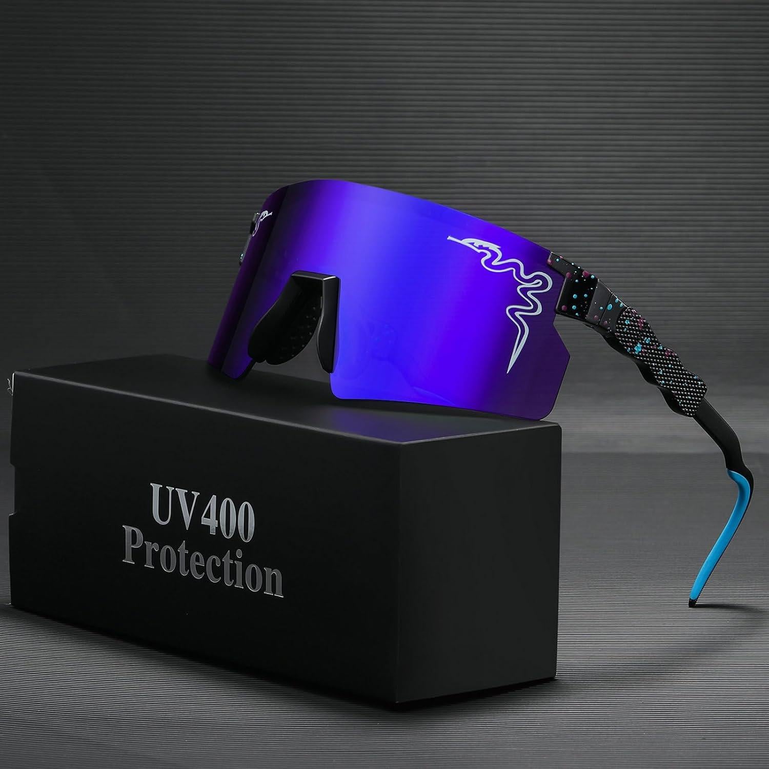 Gafas de Sol UV400 Unisex Adulto y Niños Ciclismo