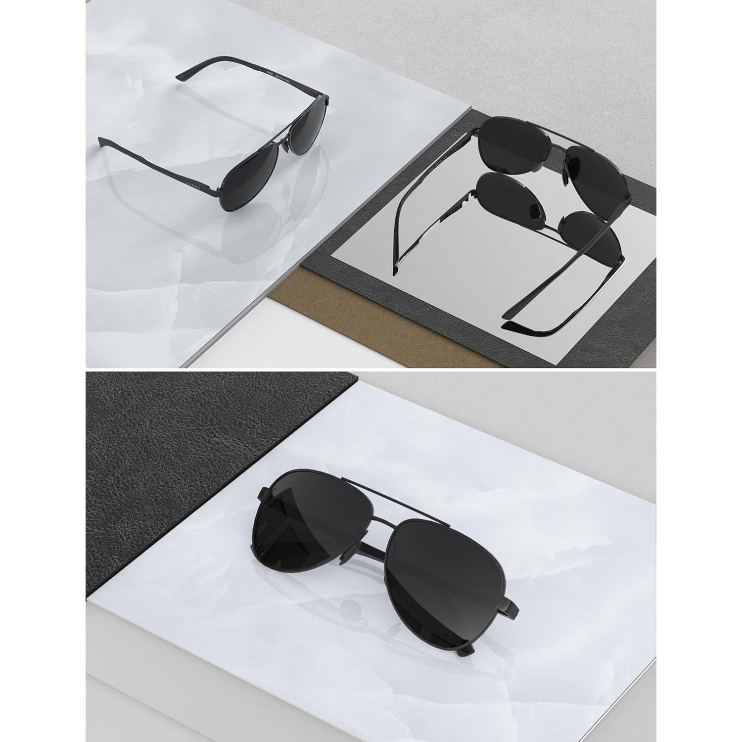 Gafas de sol LUENX Aviador polarizadas UV400 para hombres