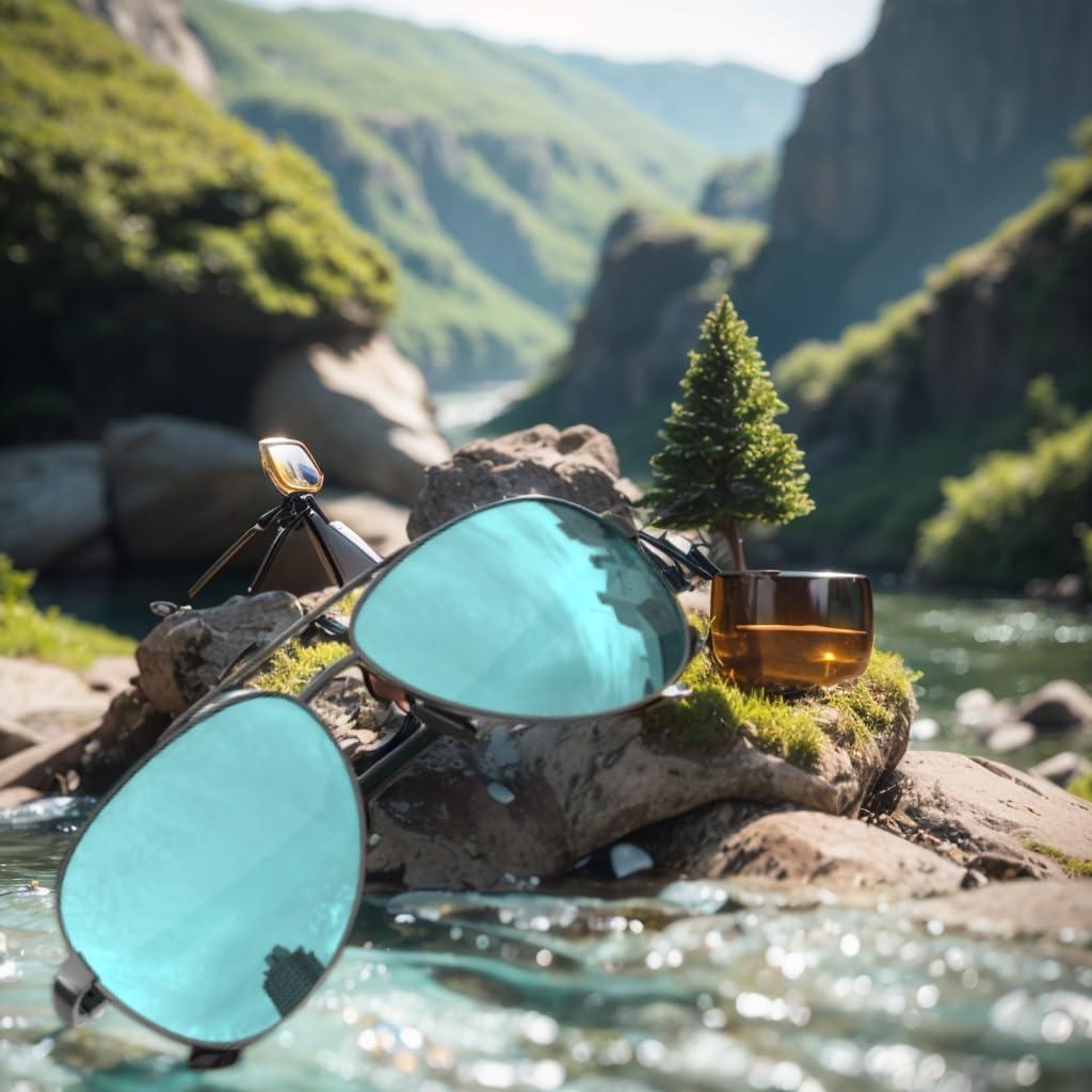 Gafas de sol LUENX Aviador polarizadas UV400 para hombres