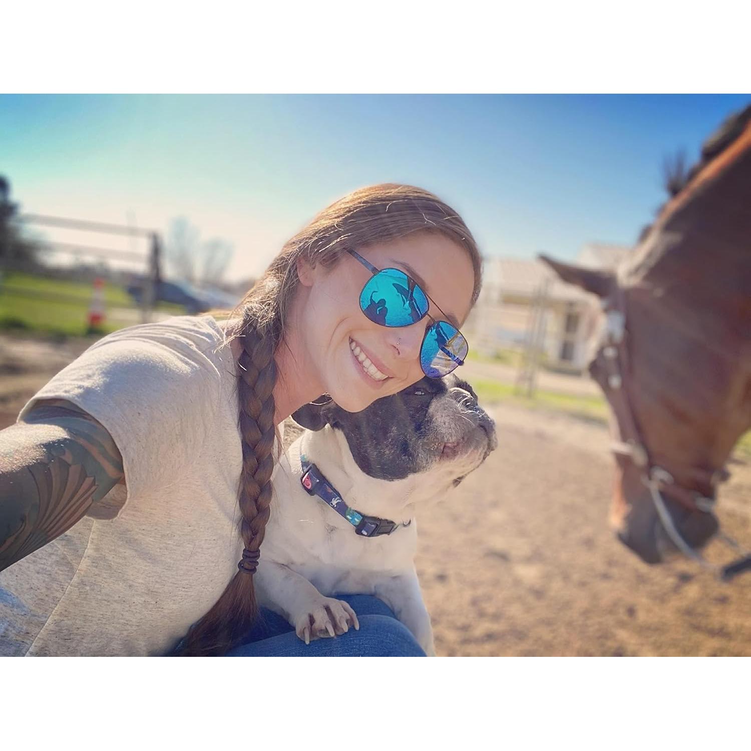 Gafas de sol LUENX Aviador polarizadas UV400 para hombres