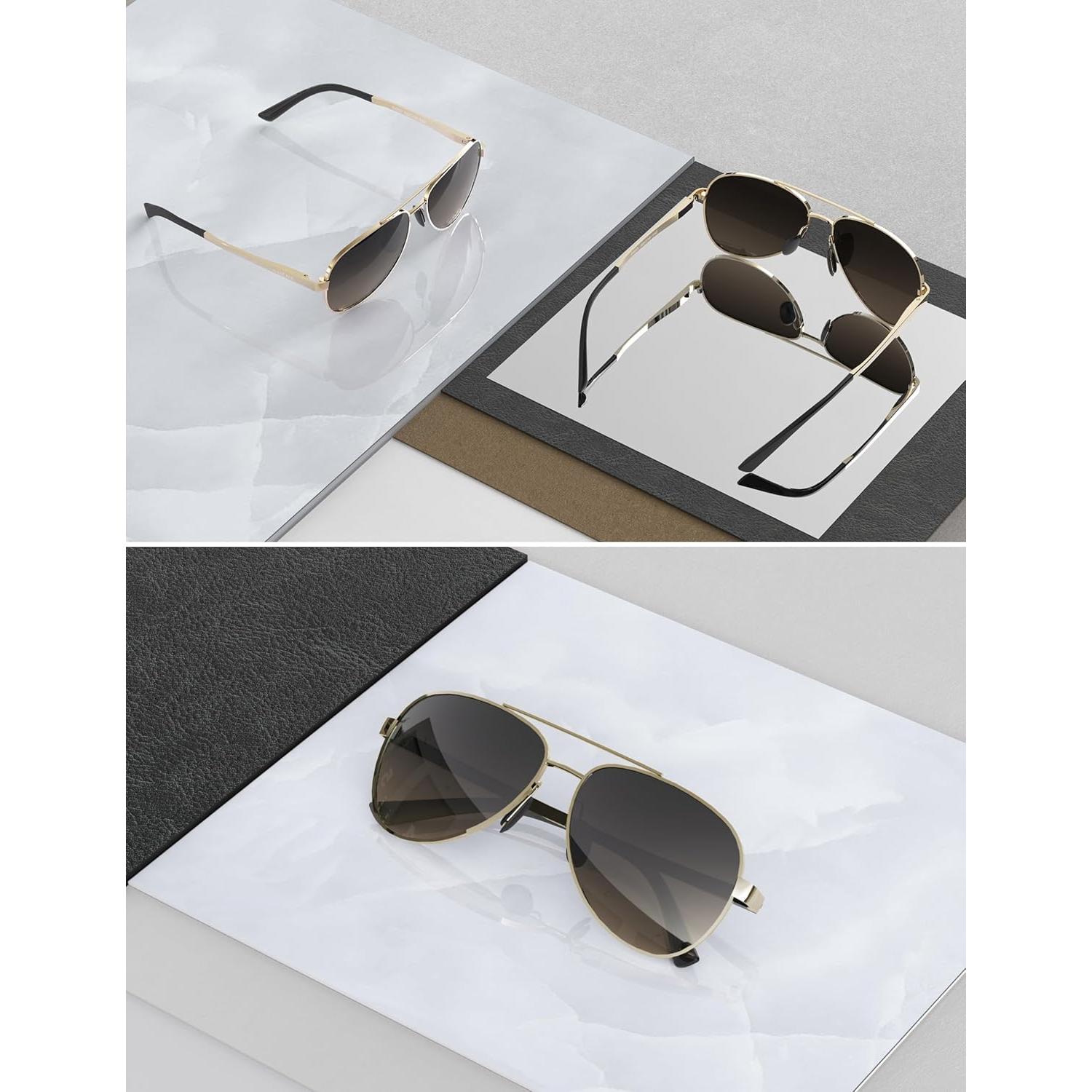 Gafas de sol LUENX Aviador Polarizadas UV400 para Hombres