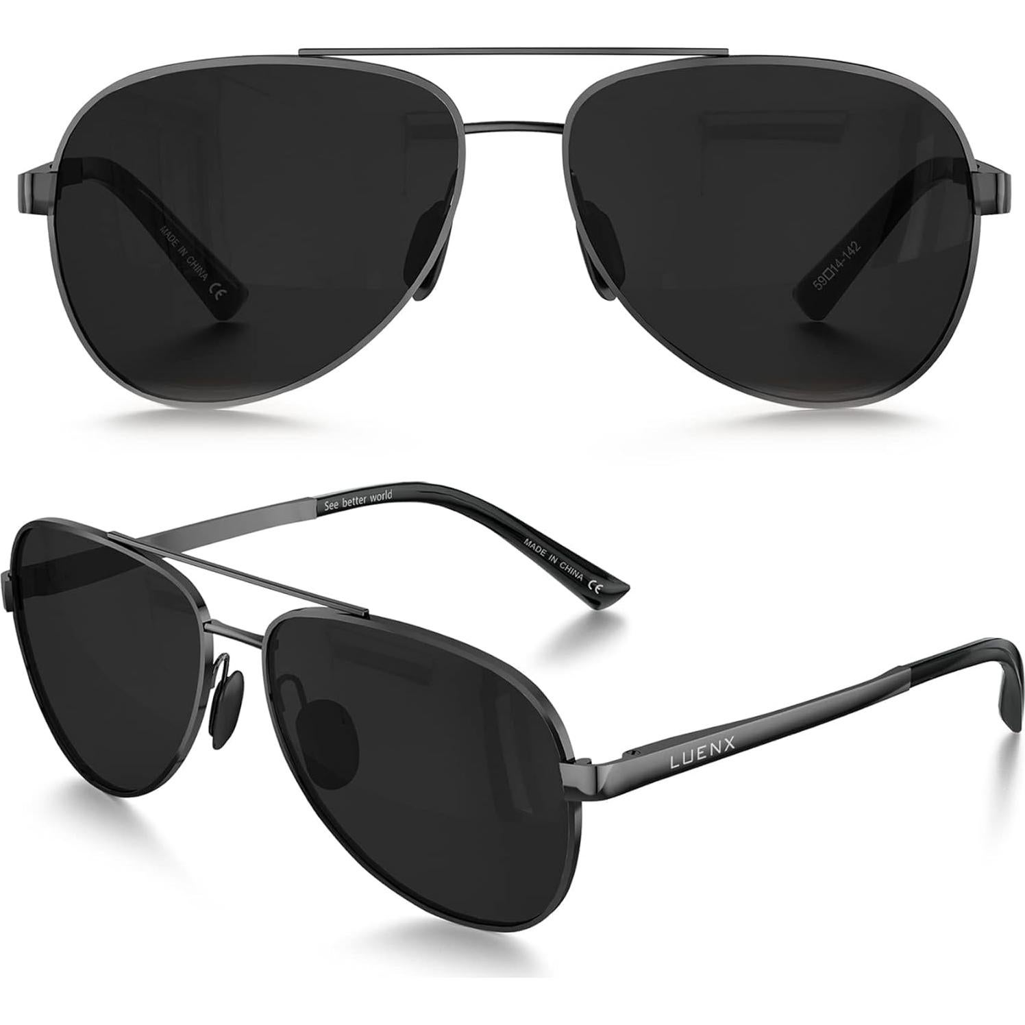 Gafas de sol LUENX Aviador Polarizadas UV400 para Hombres