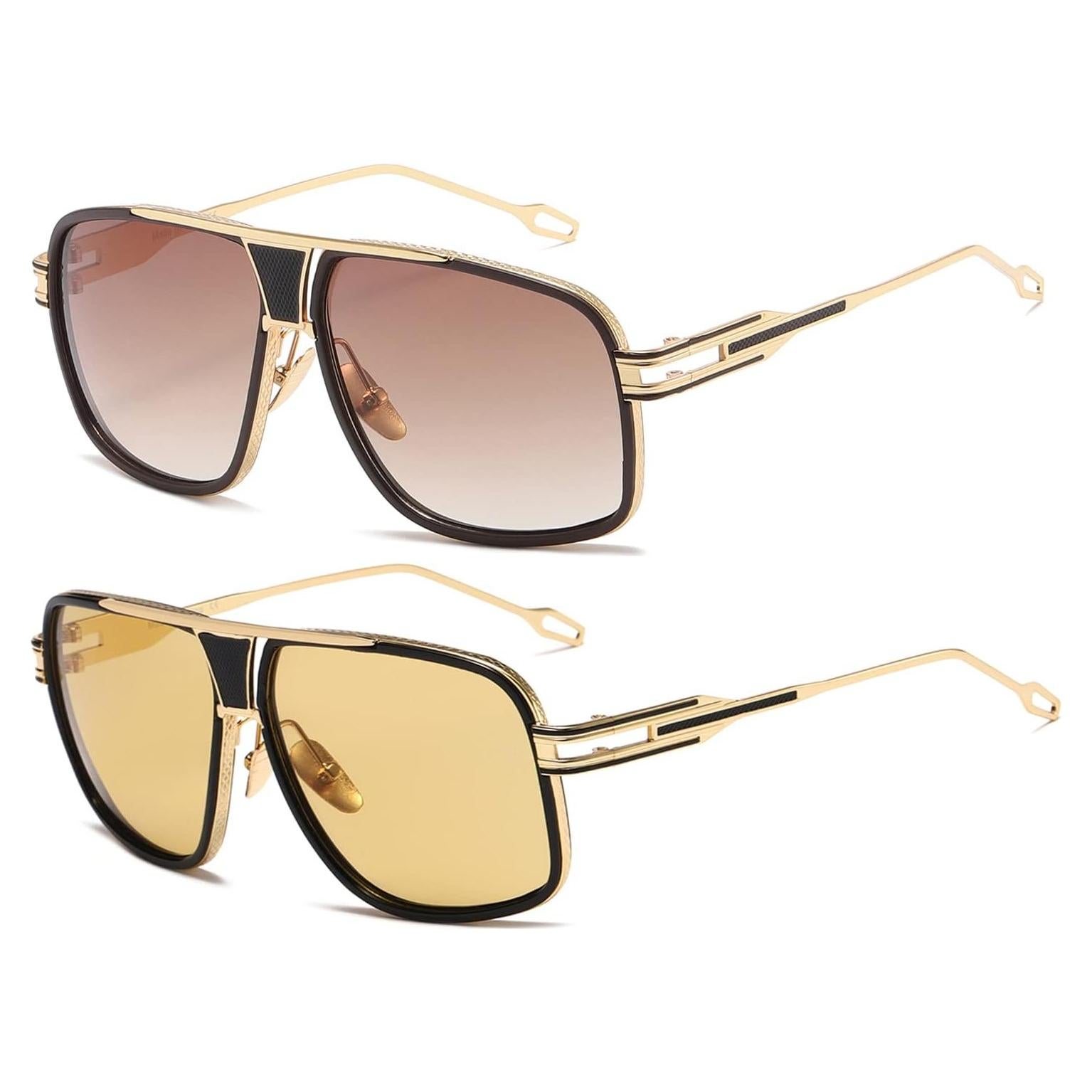 Gafas de sol AEVOGUE para hombres Marco Grande UV400