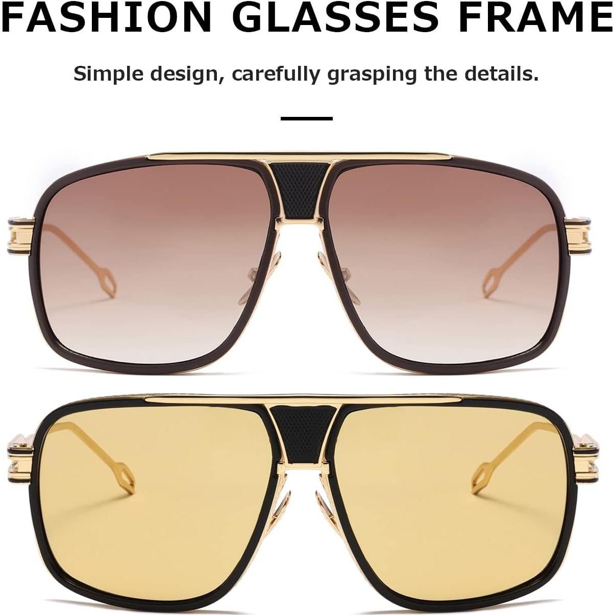 Gafas de sol AEVOGUE para hombres Marco Grande UV400