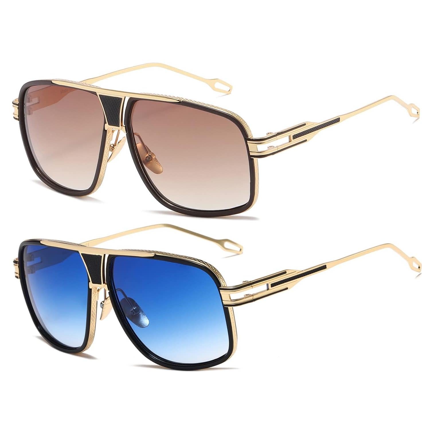 Gafas de sol AEVOGUE para hombres Marco Grande UV400