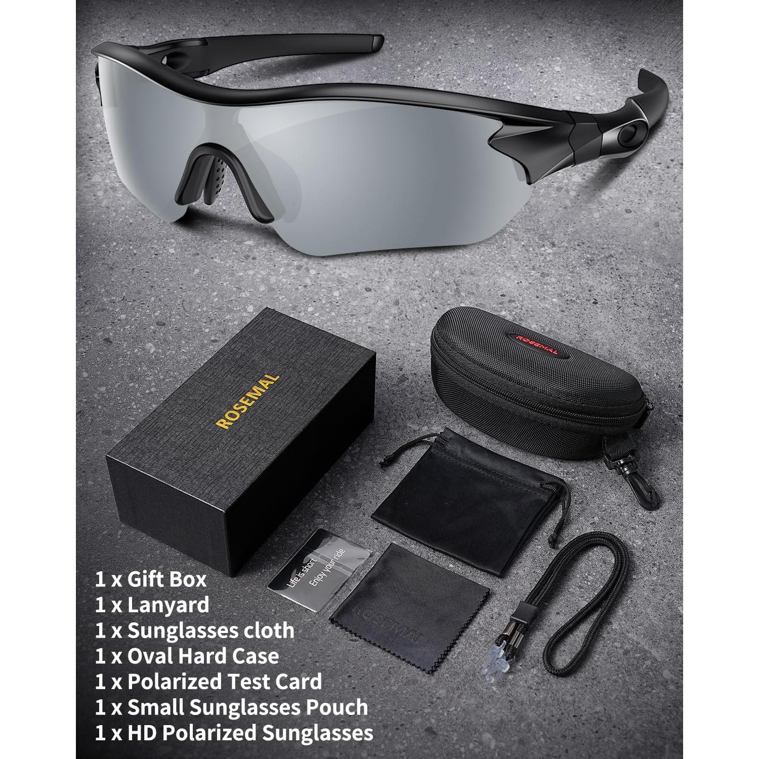 Gafas de sol deportivas Rosemal 7221 polarizadas UV400