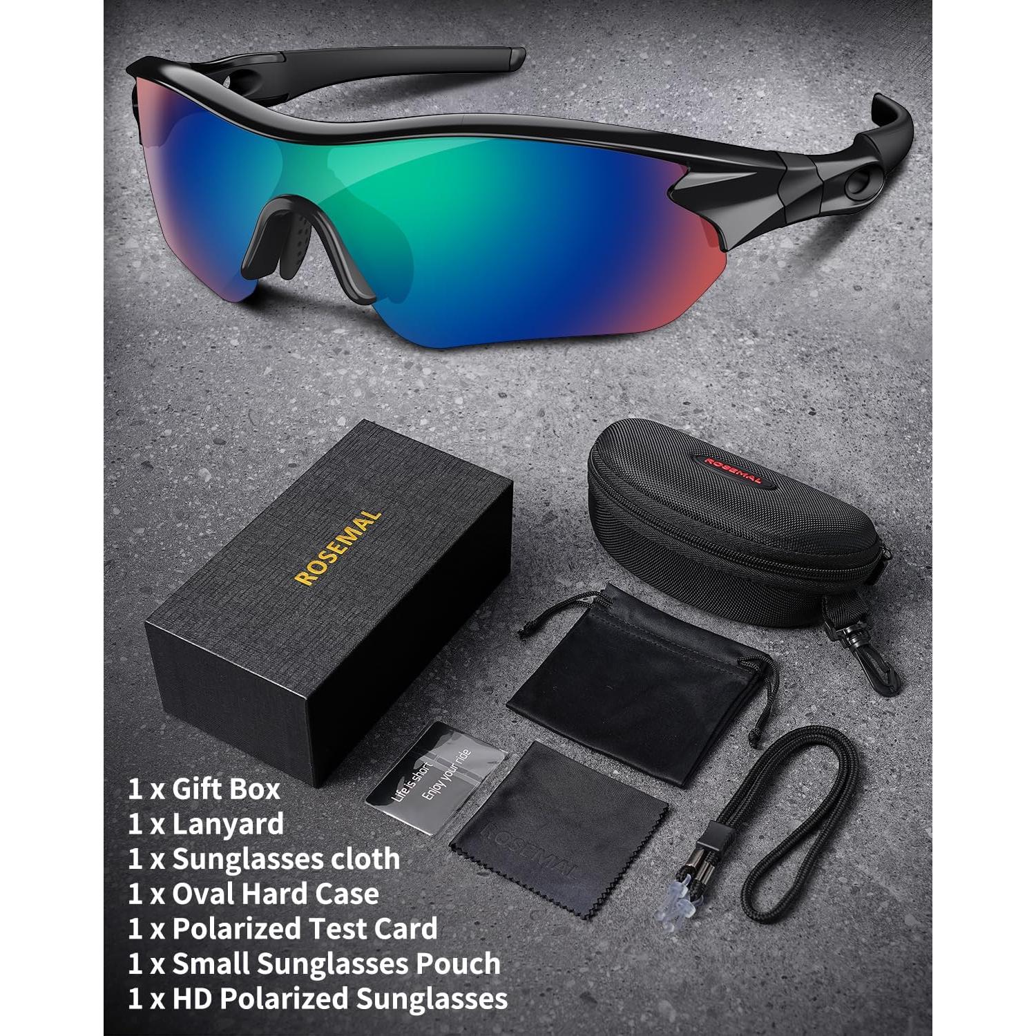 Gafas de sol deportivas Rosemal 7221 polarizadas UV400