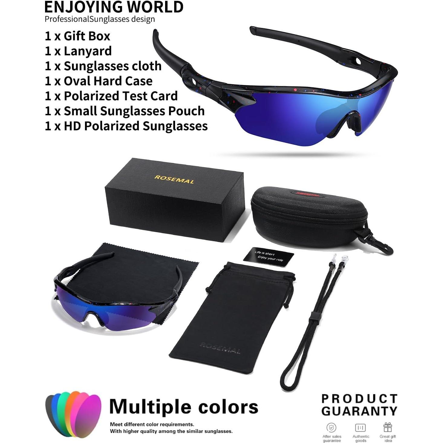 Gafas de Sol Deportivas Rosemal UV400 Polarizadas Unisex