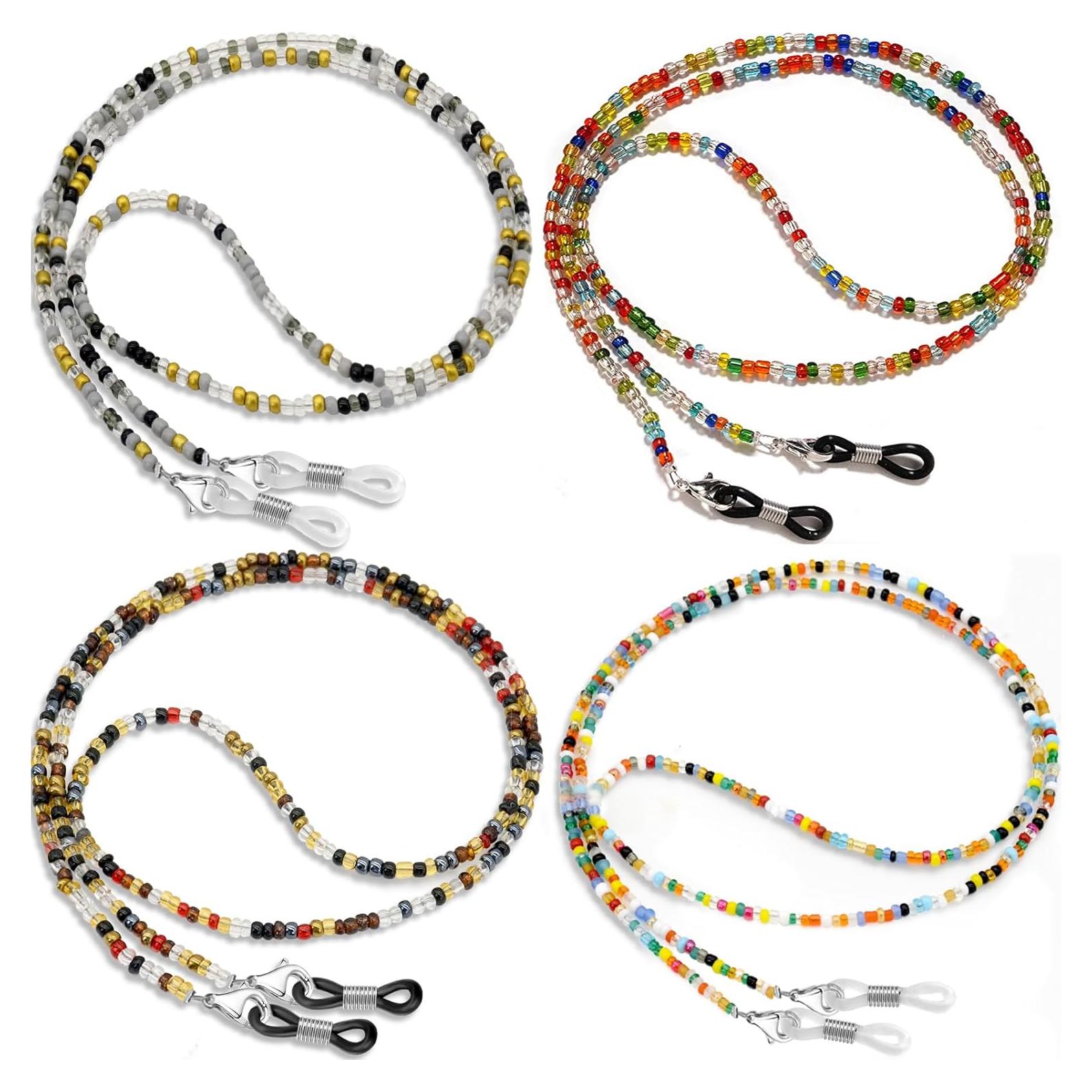 Cadena de Gafas BILIONE 4 Pcs con Perlas para Mujeres