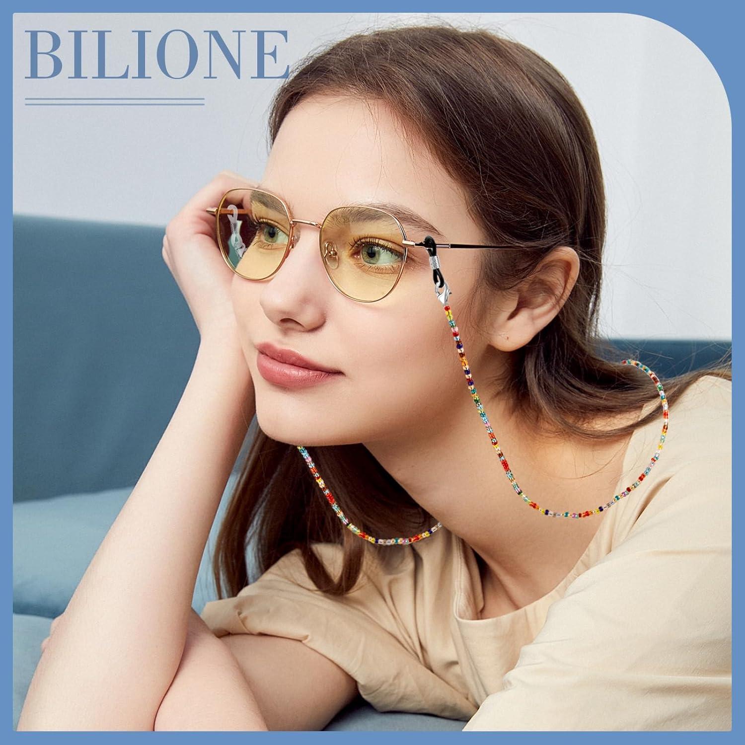 Cadena de Gafas BILIONE 4 Pcs con Perlas para Mujeres