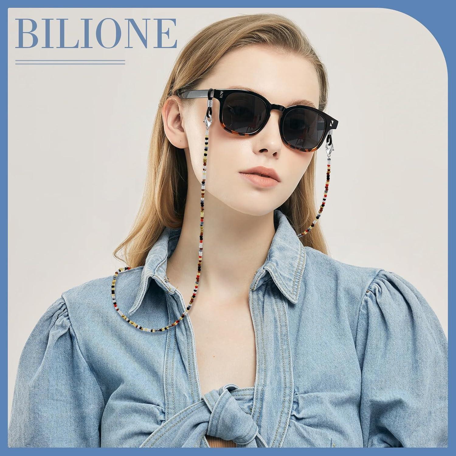 Cadena de Gafas BILIONE 4 Pcs con Perlas para Mujeres