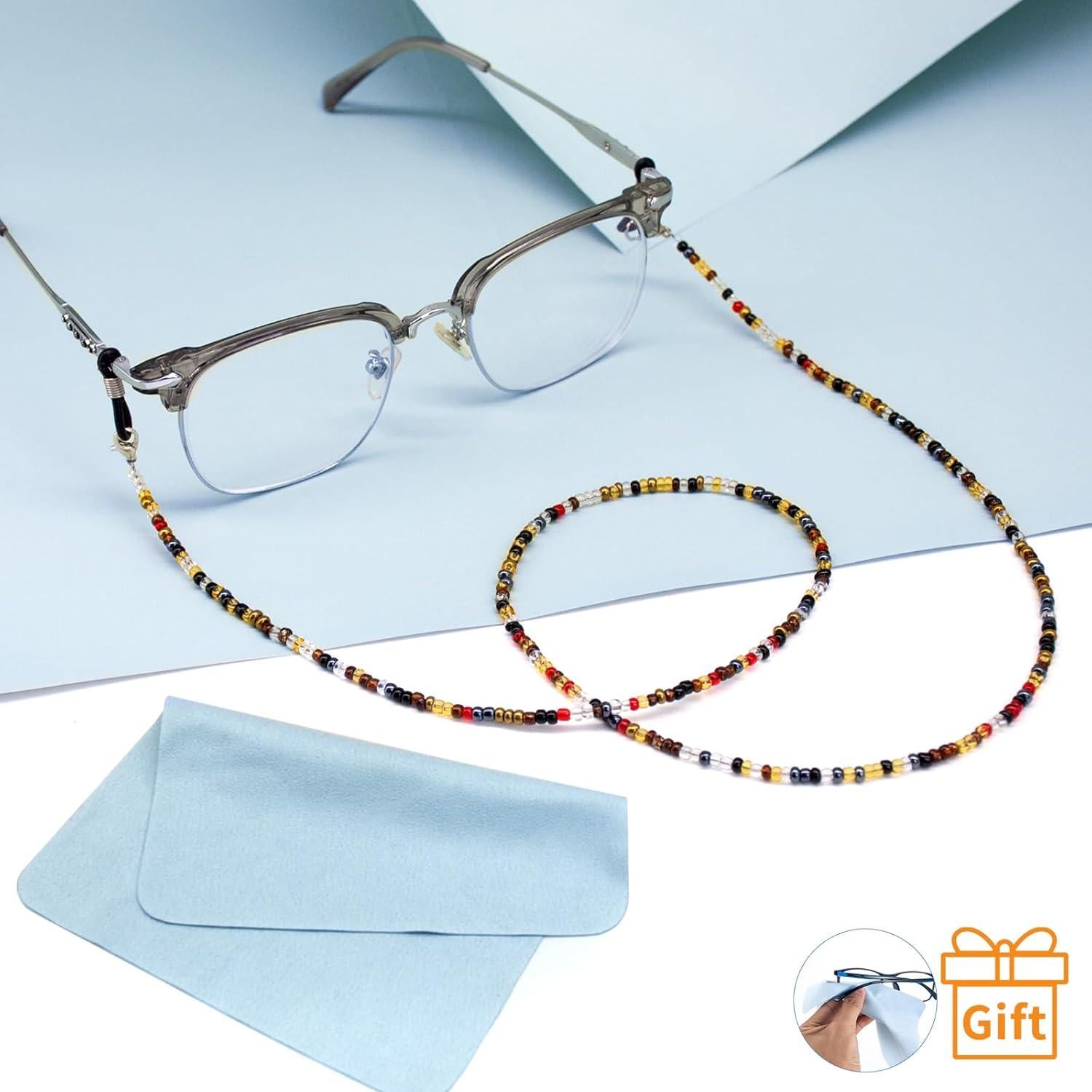 Cadena de Gafas BILIONE 4 Pcs con Perlas para Mujeres