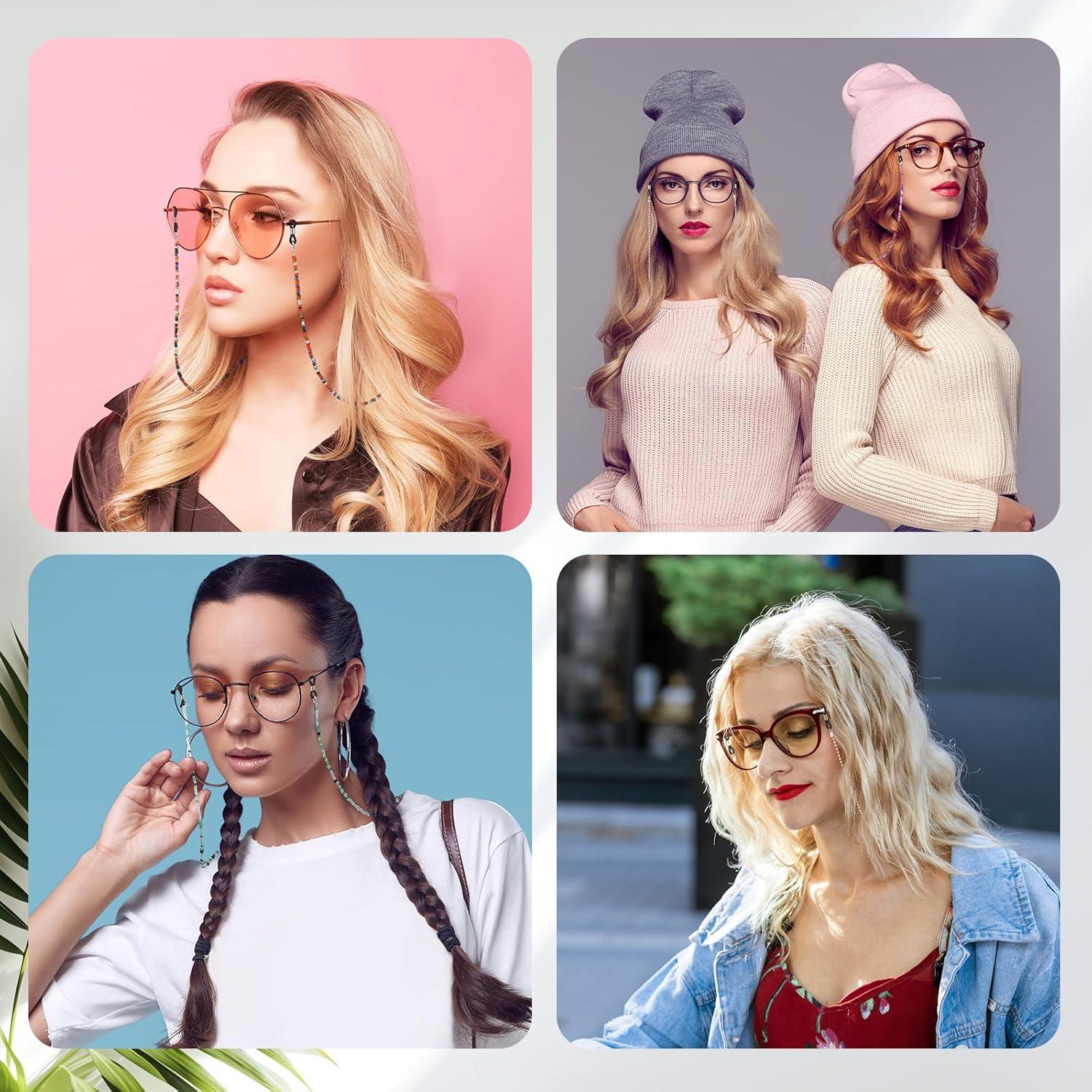 Cadena de Gafas Konohan 7 Pcs Soporte Ajustable Multicolor