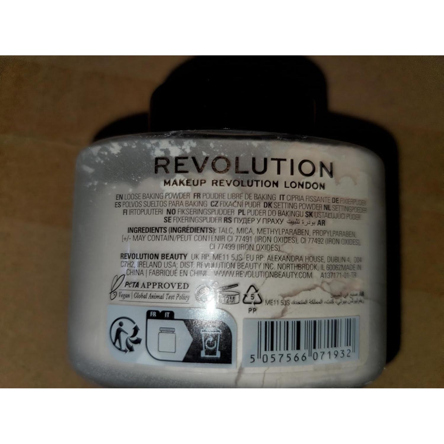 Polvo Suelto Fijador de Maquillaje Revolución Translúcido 32 g