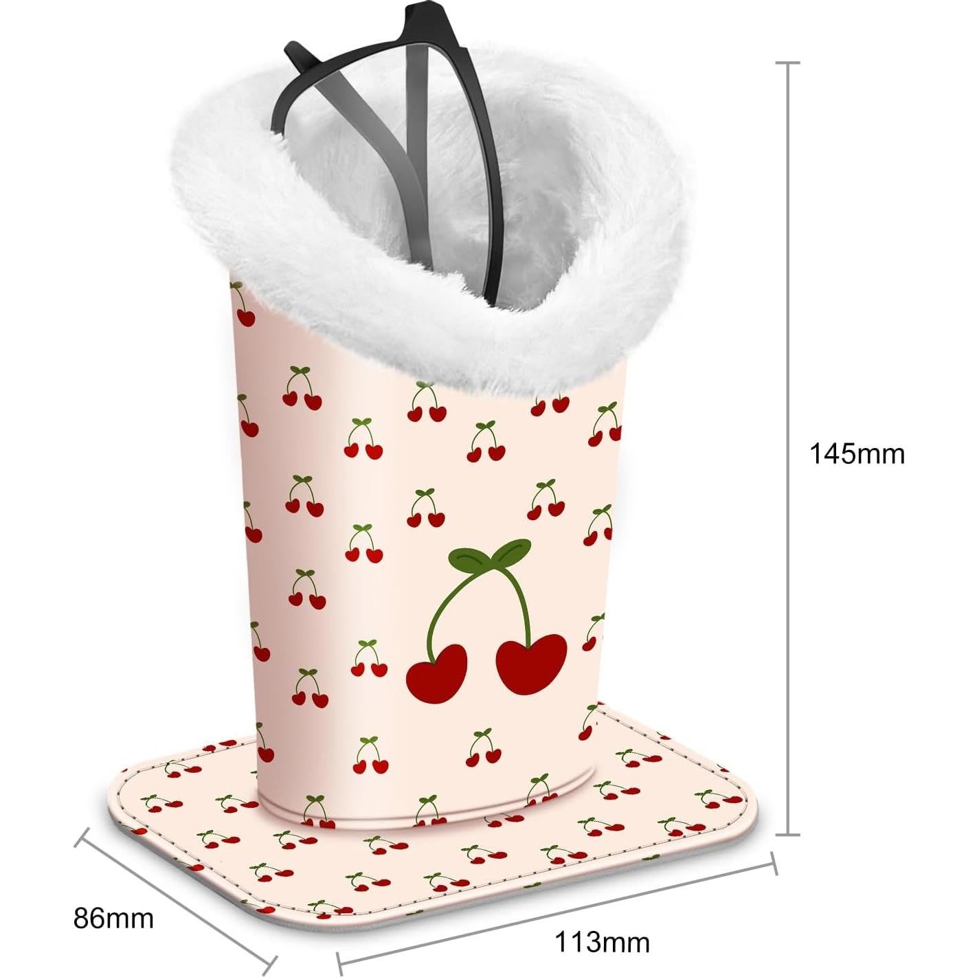 Soporte de Gafas FINTIE Forrado de Felpa Organizador