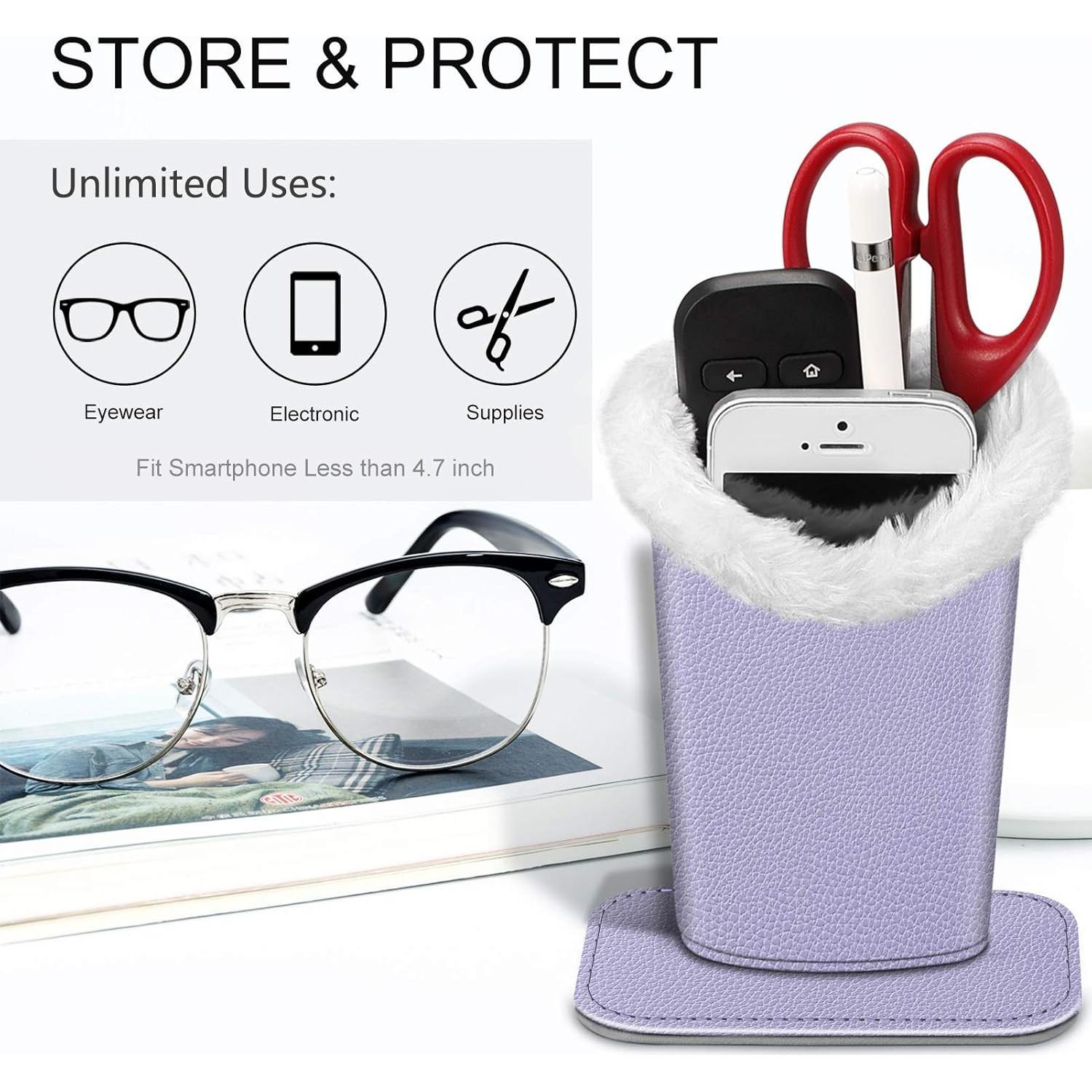 Soporte para Gafas FINTIE con Forro Suave - Organizador Antirayaduras