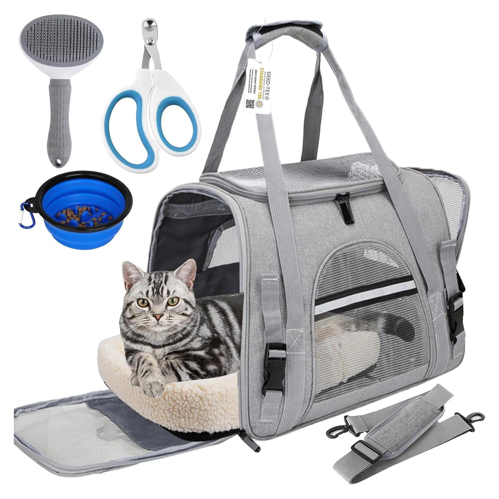 Transportadora Suave para Gatos y Perros SZZJKJ 9 kg Accesorios