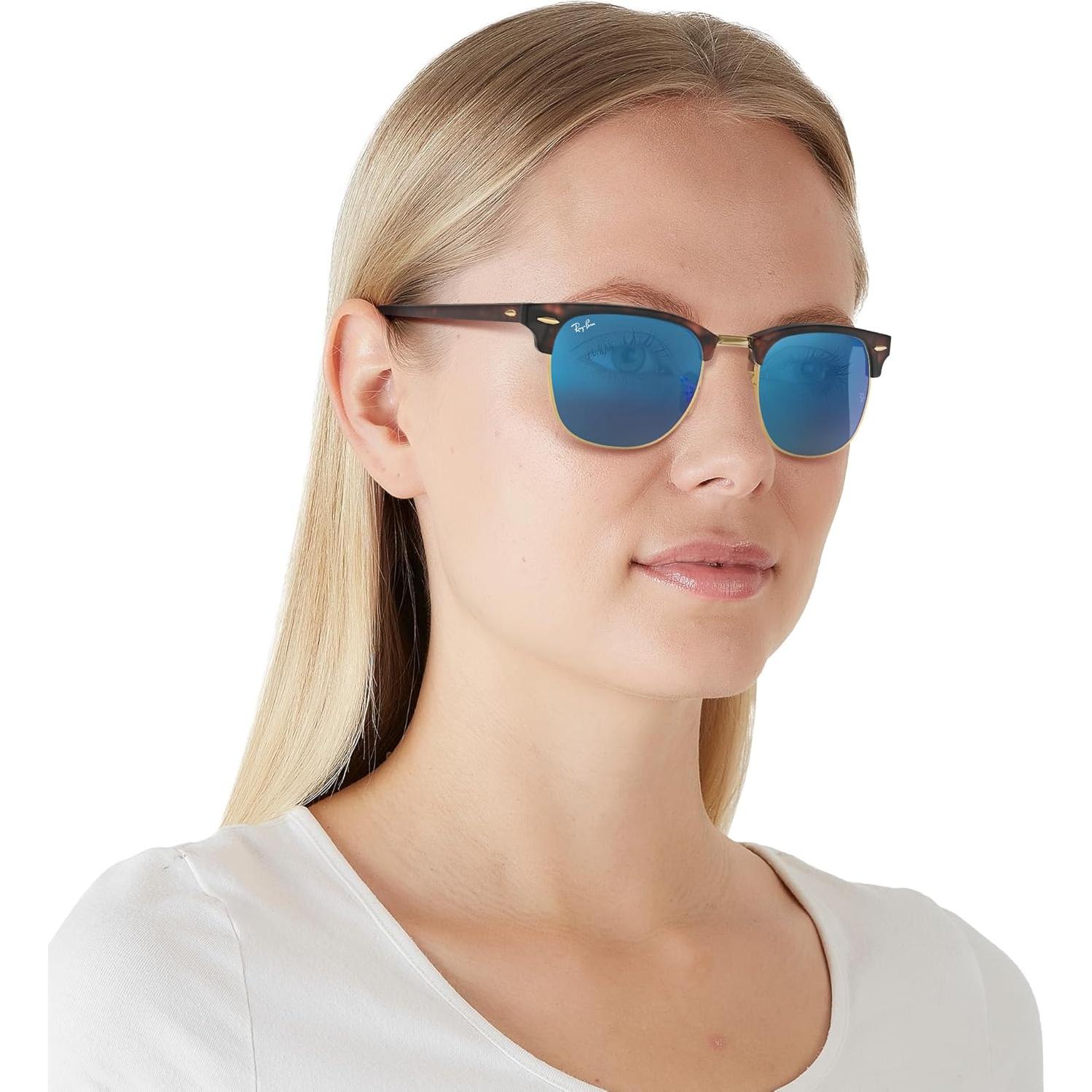 Gafas de sol Ray-Ban Clubmaster 49mm Arena Habana Gris