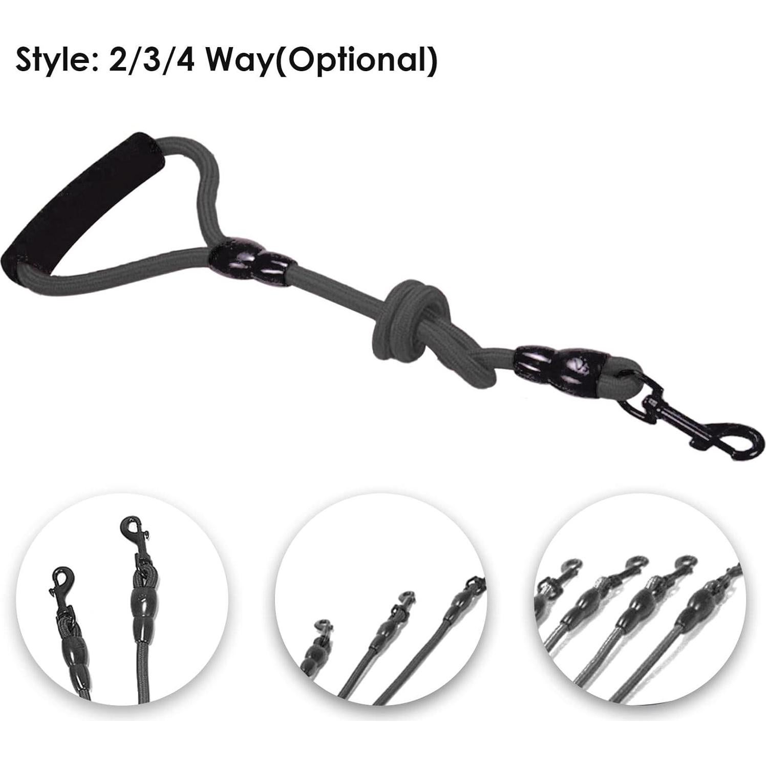 Acoplador para Paseo Petyoung 4 Vías Cuerda Nylon Resistente