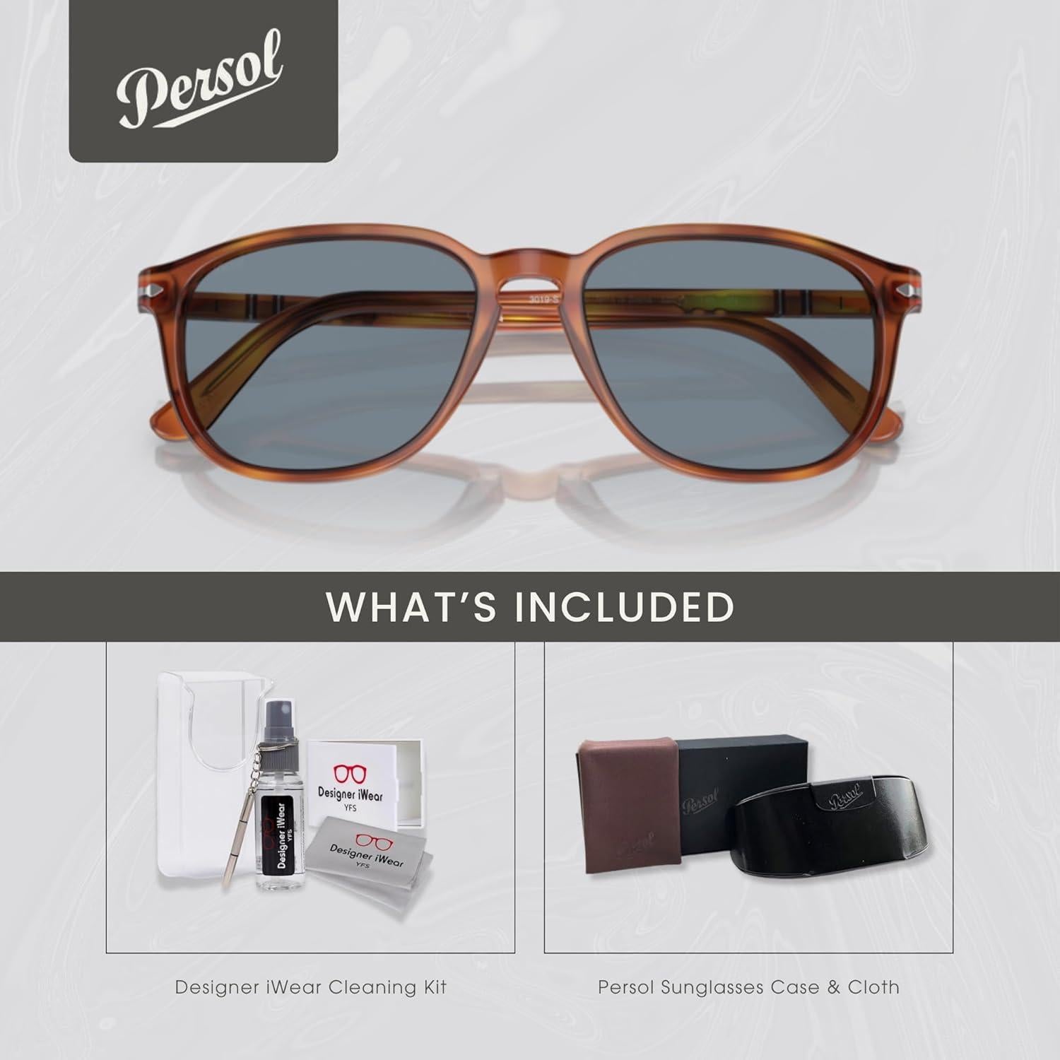 Gafas de Sol Persol PO3019S Cuadradas para Hombres