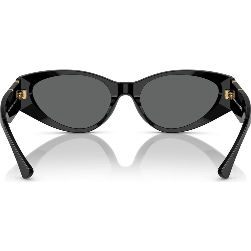 Gafas de sol Versace Mujer Marco Negro Lentes Grises 55mm