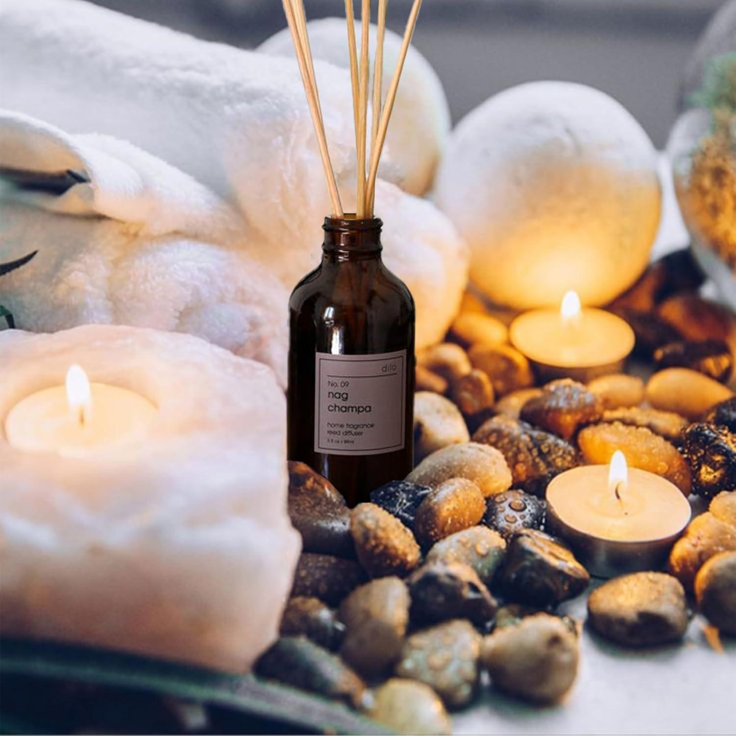 Paquete de 6 botellas de vidrio ámbar 59ml DIDITIME con embudo