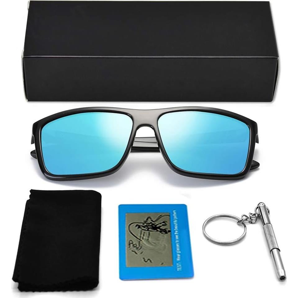Gafas de Sol Polarizadas Hombre Marca X Lentes Azules UV400