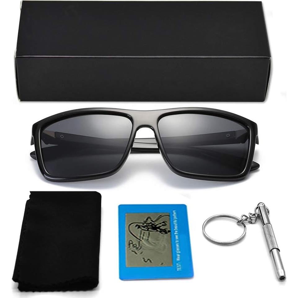 Gafas de Sol Polarizadas TAC para Hombres - Lente Gris